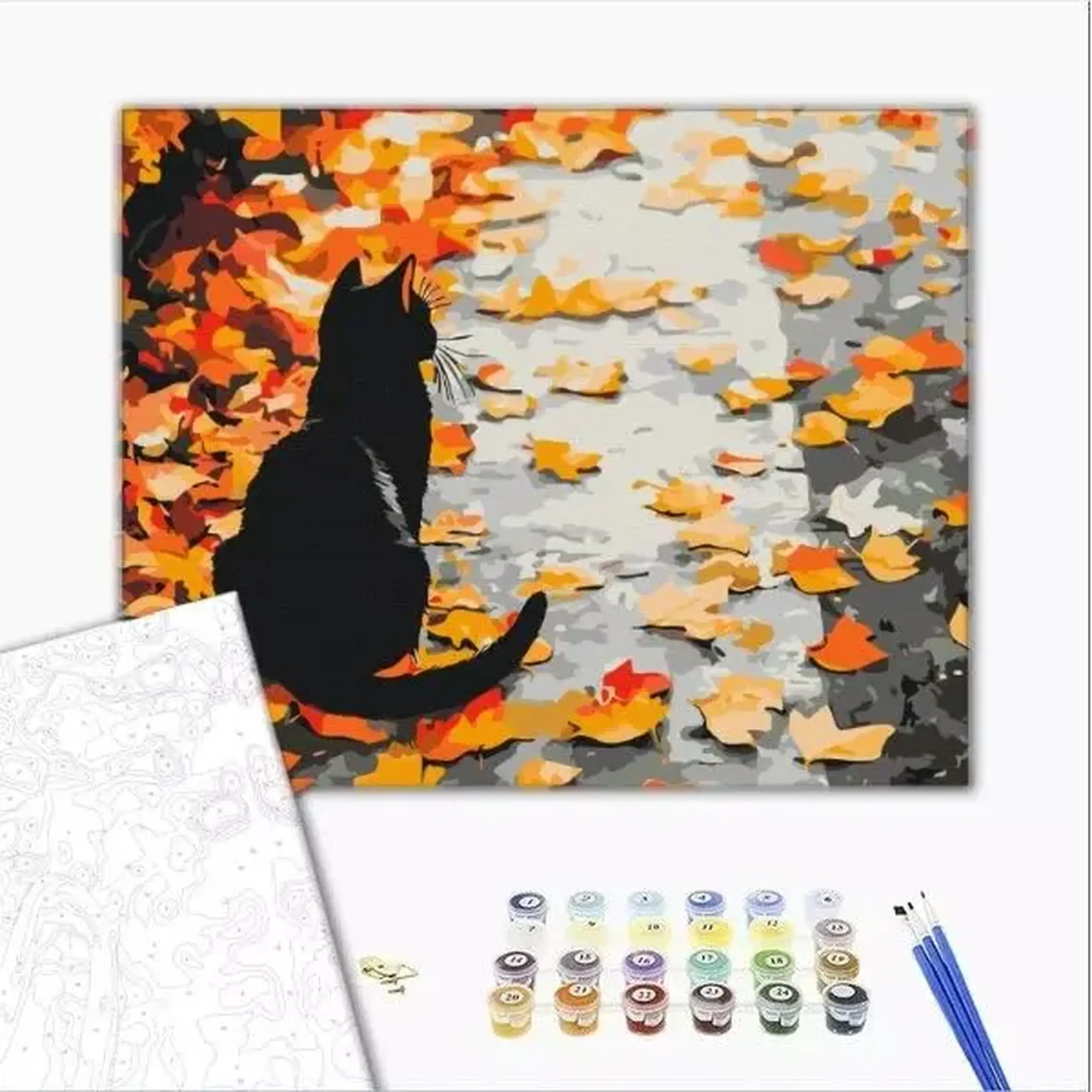 Pictură pe numere 40*50 сm (fără cutie) – Toamnă.