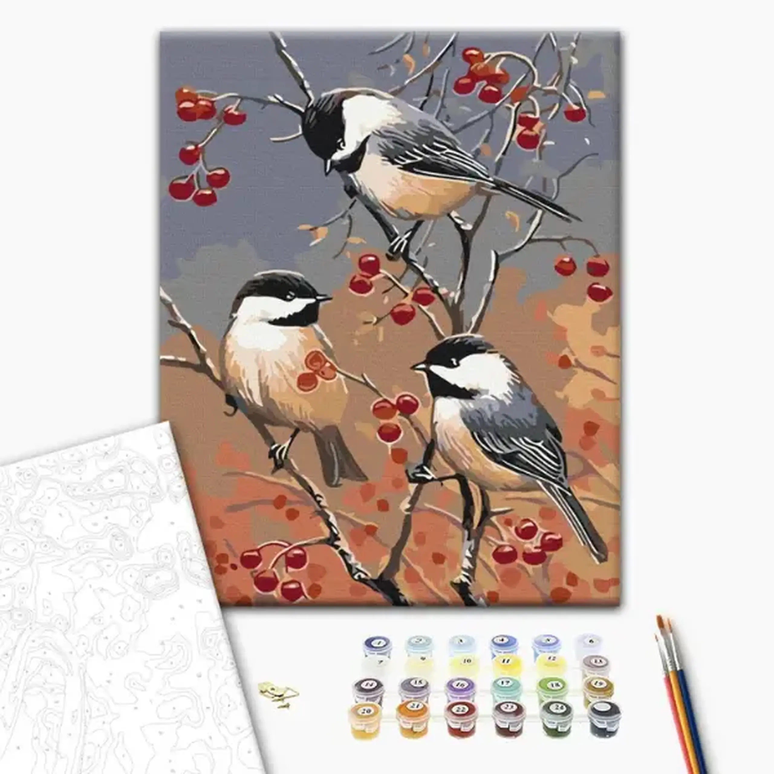 Pictură pe numere 40*50 cm (în cutie) – Pitigoii s-au întors