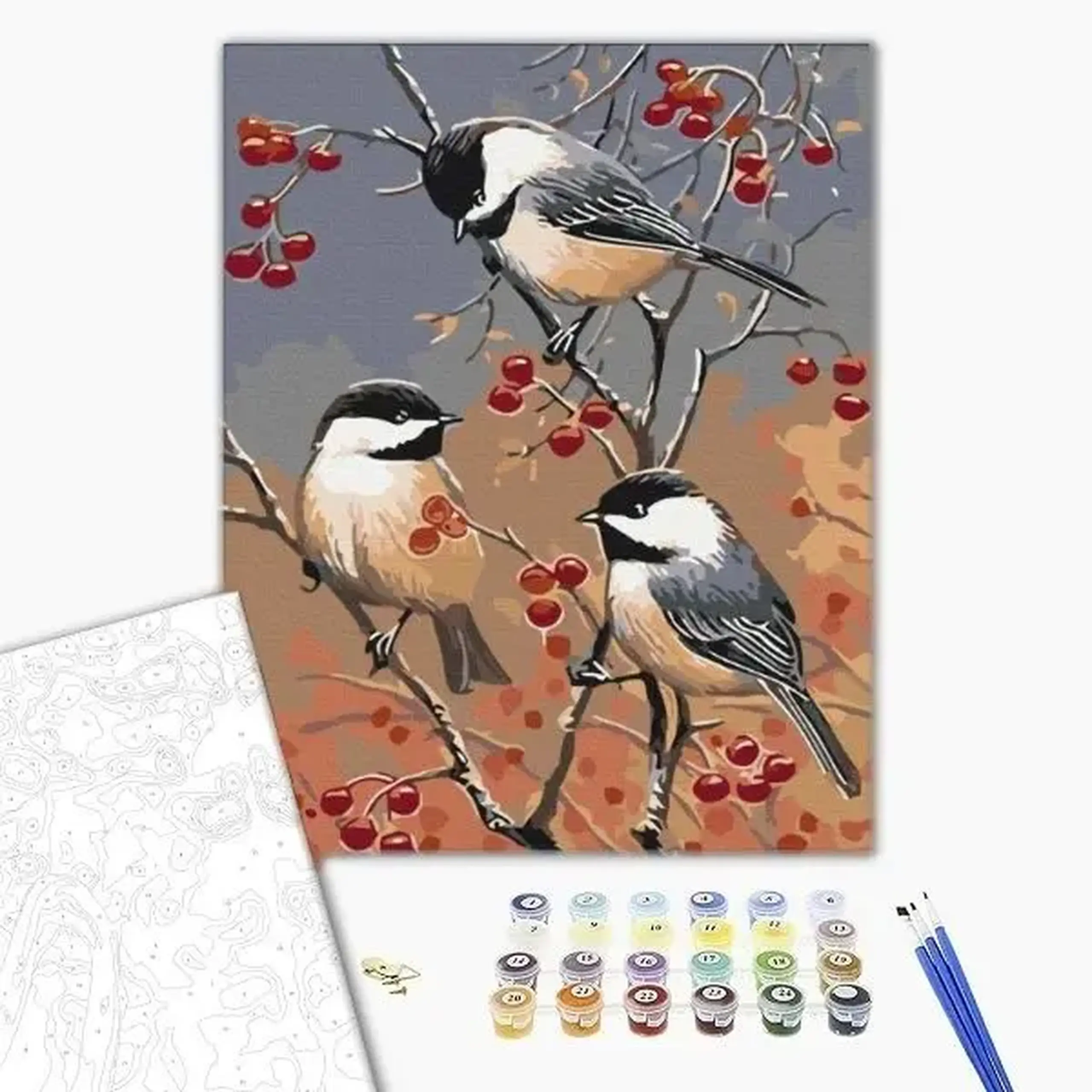 Pictură pe numere 40х50 cm (fără cutie) – Pitigoii s-au întors