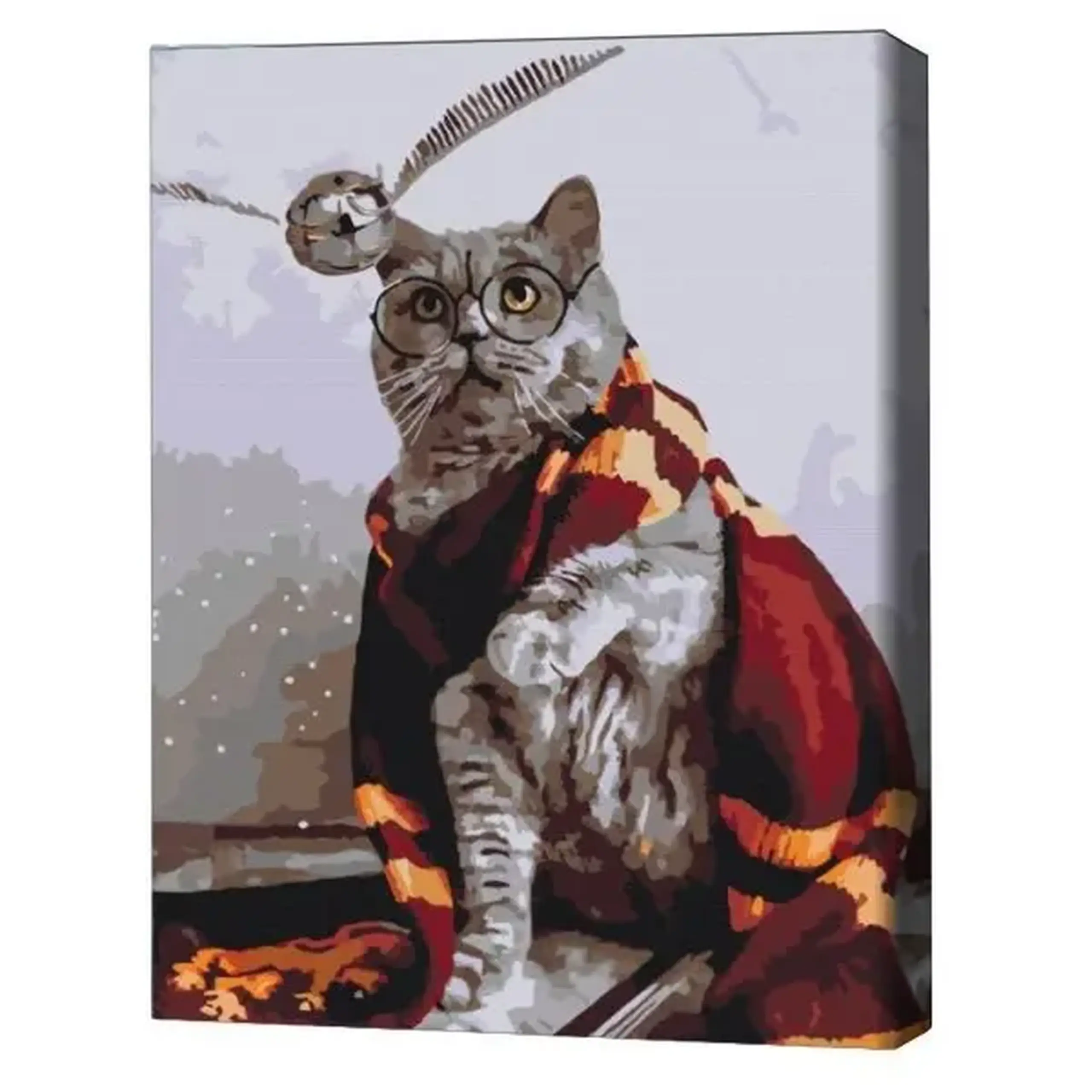 Pictură pe numere 40х50 cm (fără cutie) - Pisicuța vânătoare de Snitch