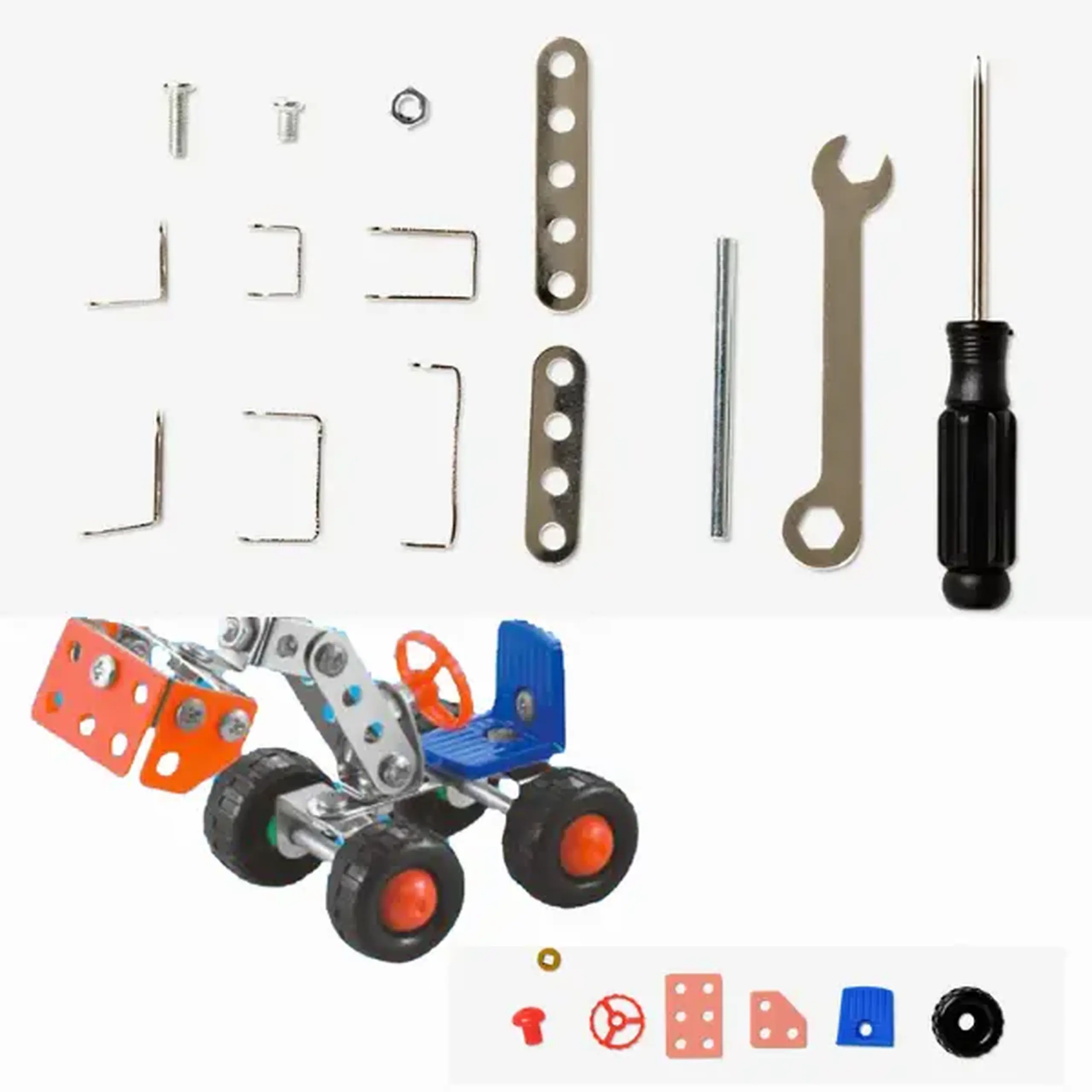 Set de construcție metalic „Excavator”