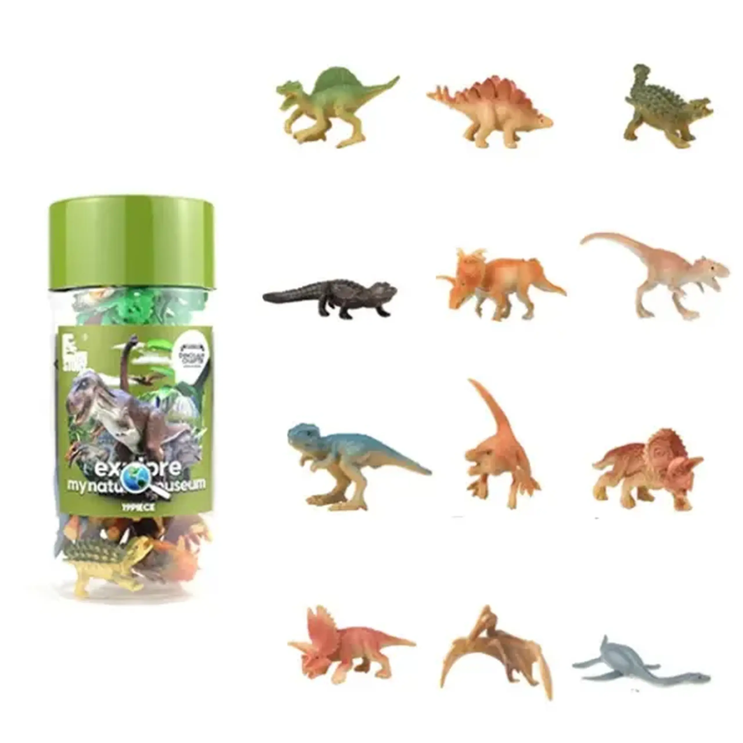Set de mini-figurine de dinozauri „Muzeul Naturii”