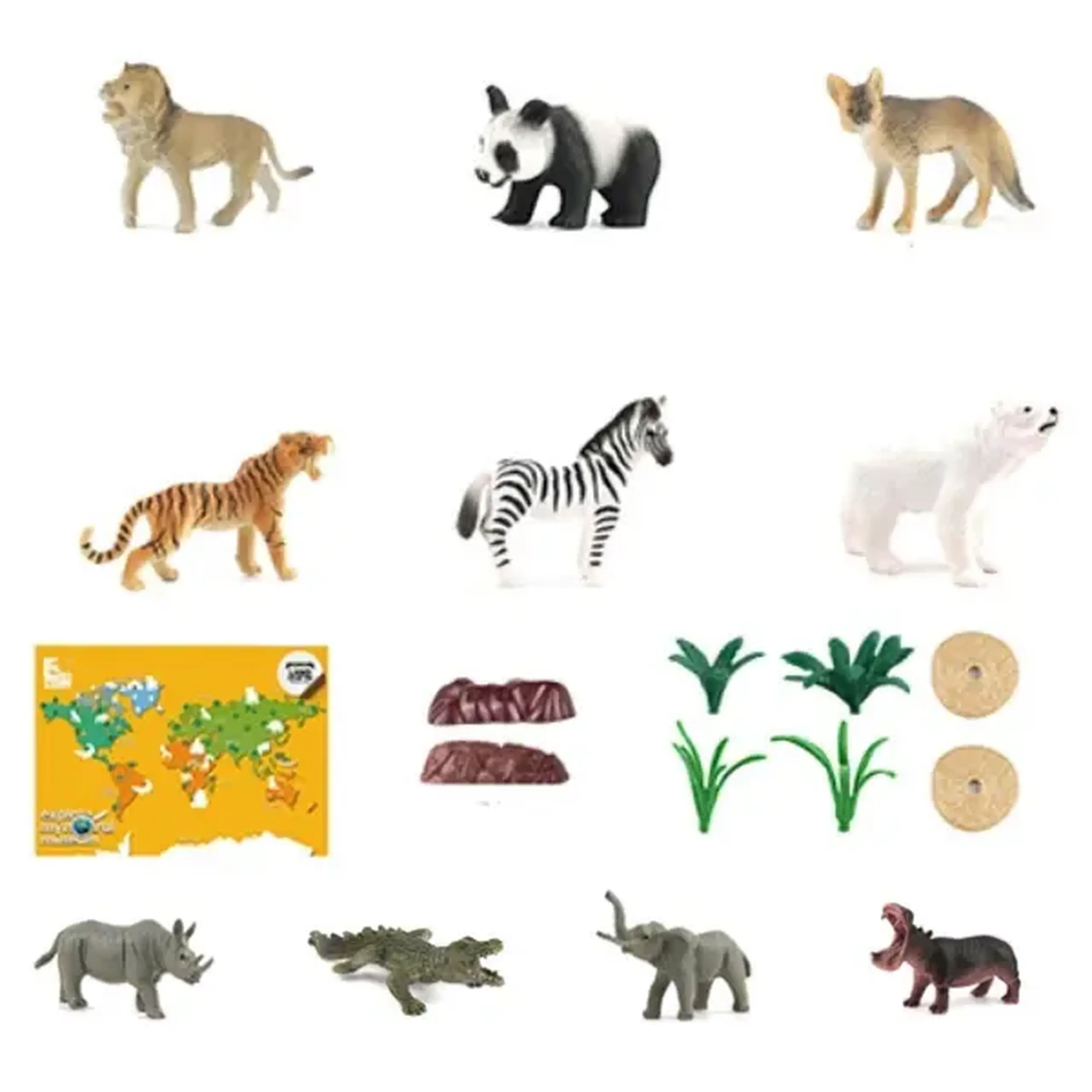 Set de mini-figurine „Lumea animalelor”