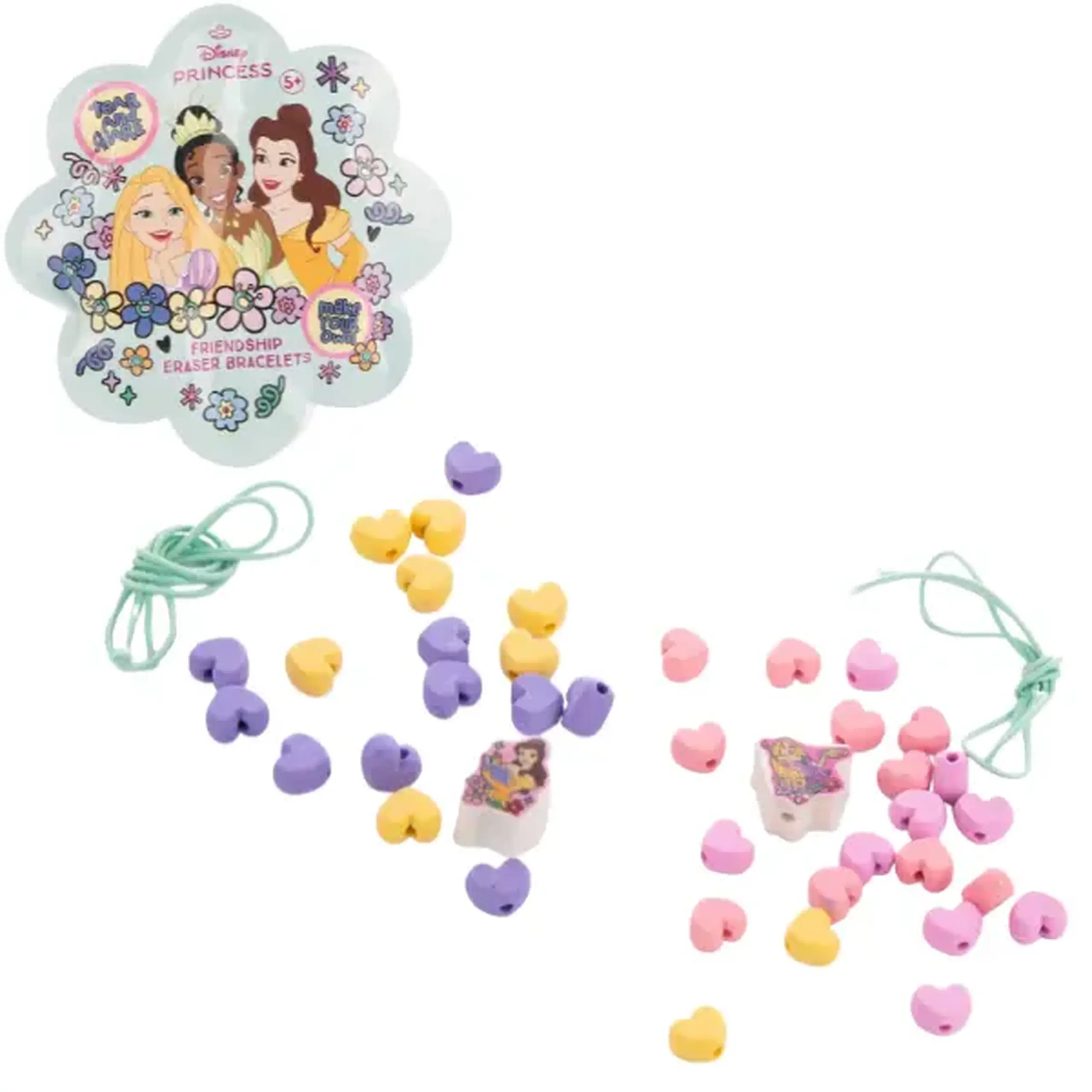 Set pentru crearea brățărilor din radieră, seria "Prințese Disney"