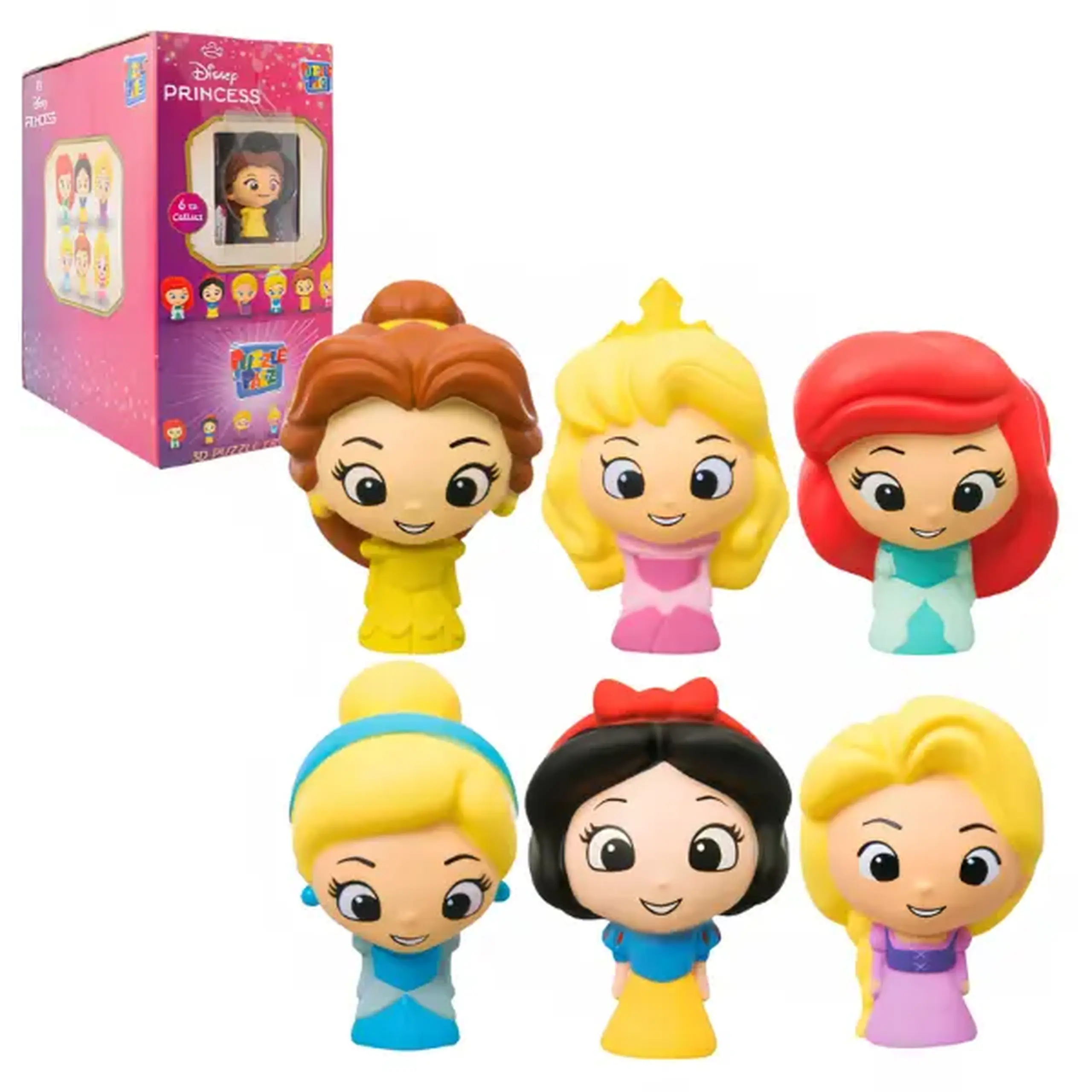 3D radieră din seria "Prințese Disney", 6 modele