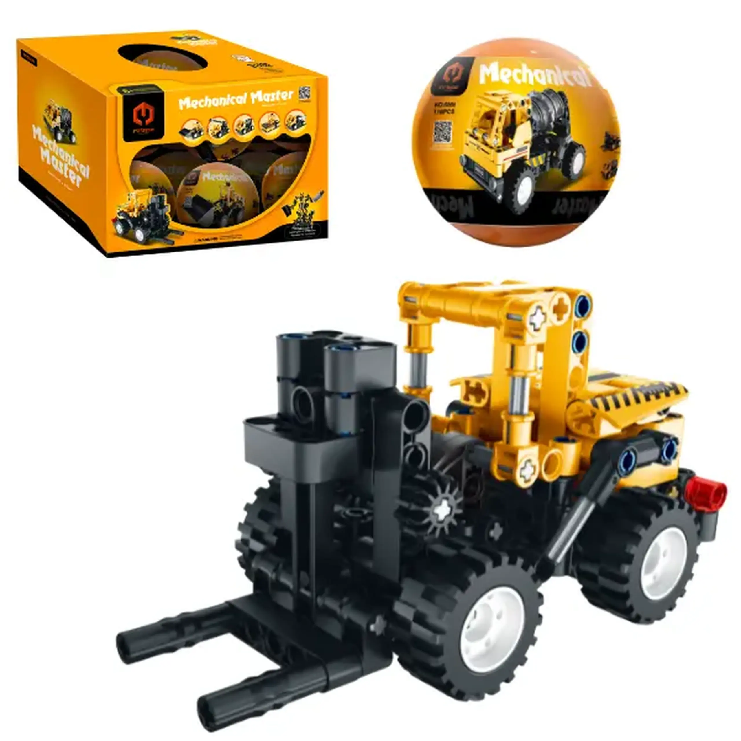 Set de construcție în ou iM Master Mechanical Master „Vehicule”, 6 modele, de la 114 pană la 122 elemente