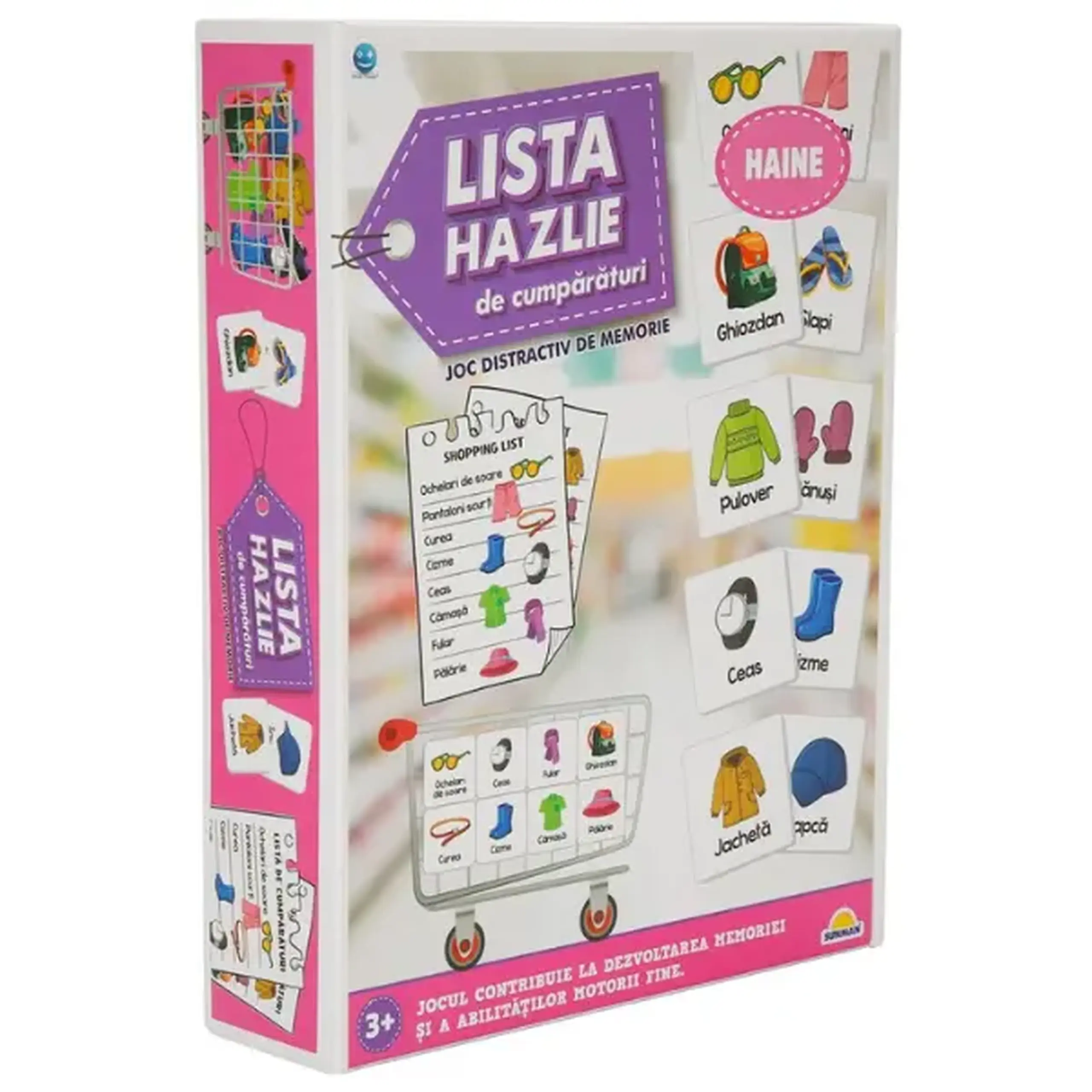Joc de societate "Lista hazlie de cumpărături", ro.