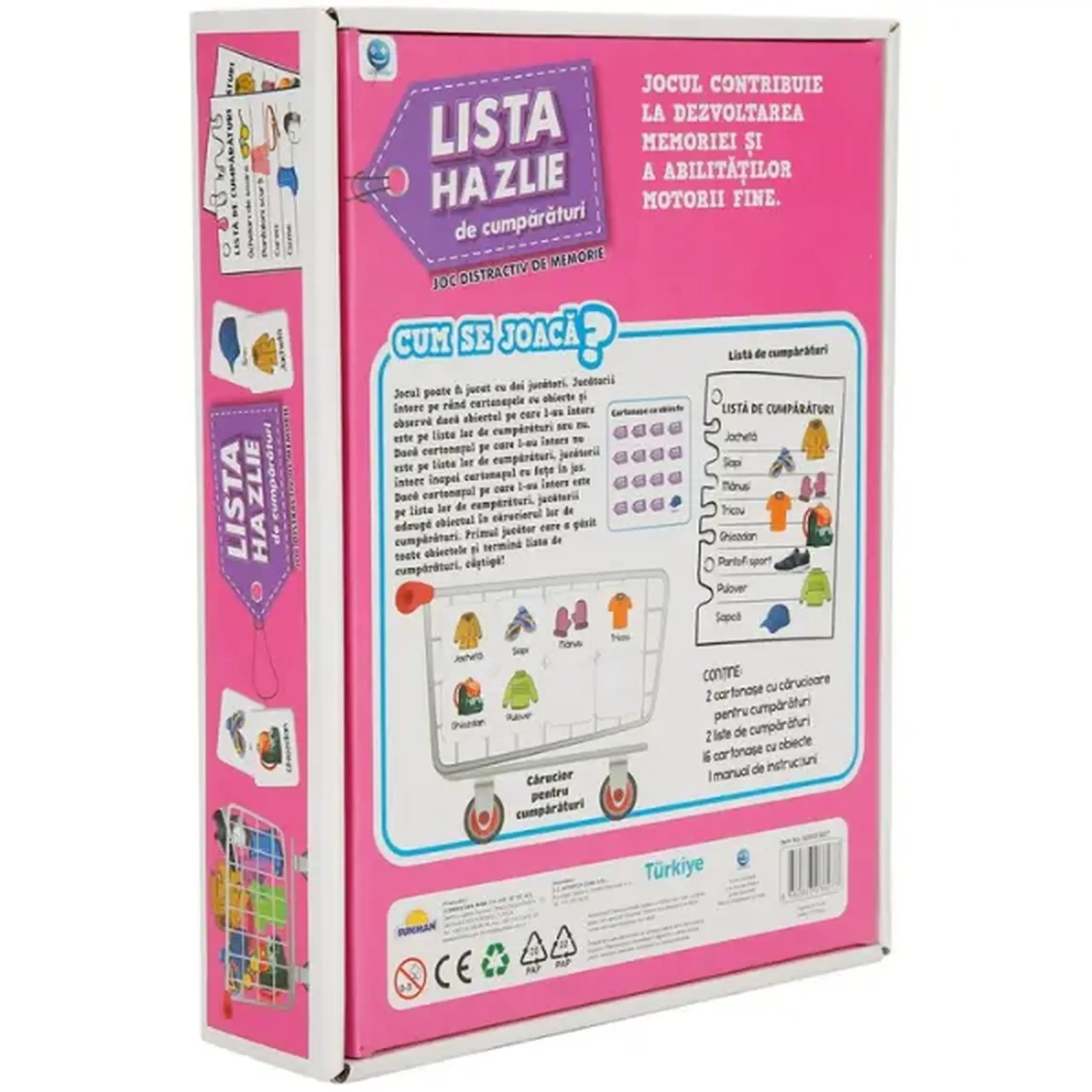 Joc de societate "Lista hazlie de cumpărături", ro.