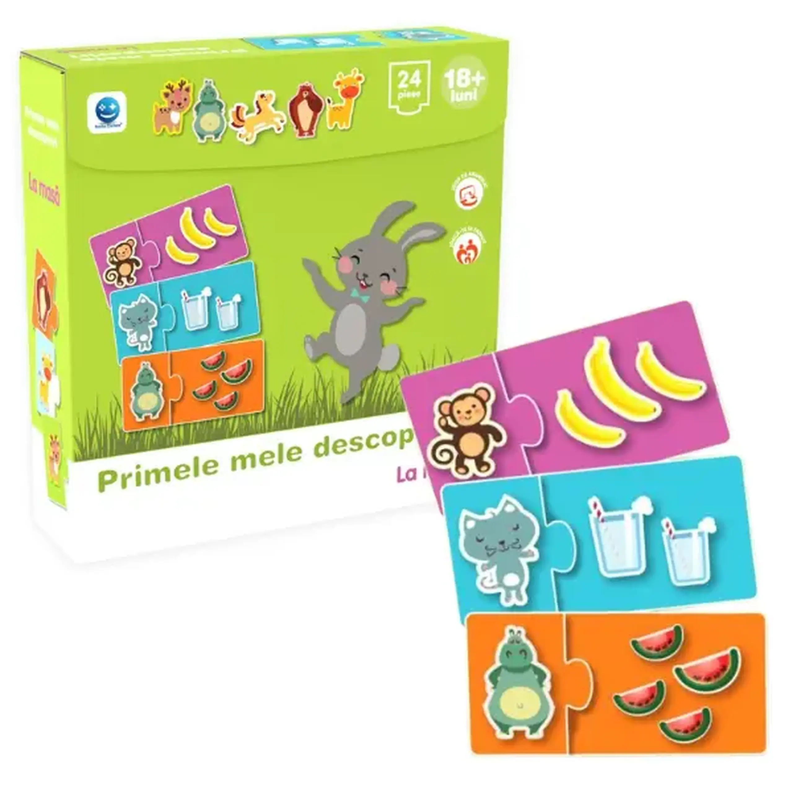 Puzzle "Primele mele descoperiri: La masă", 24 piese, ro.