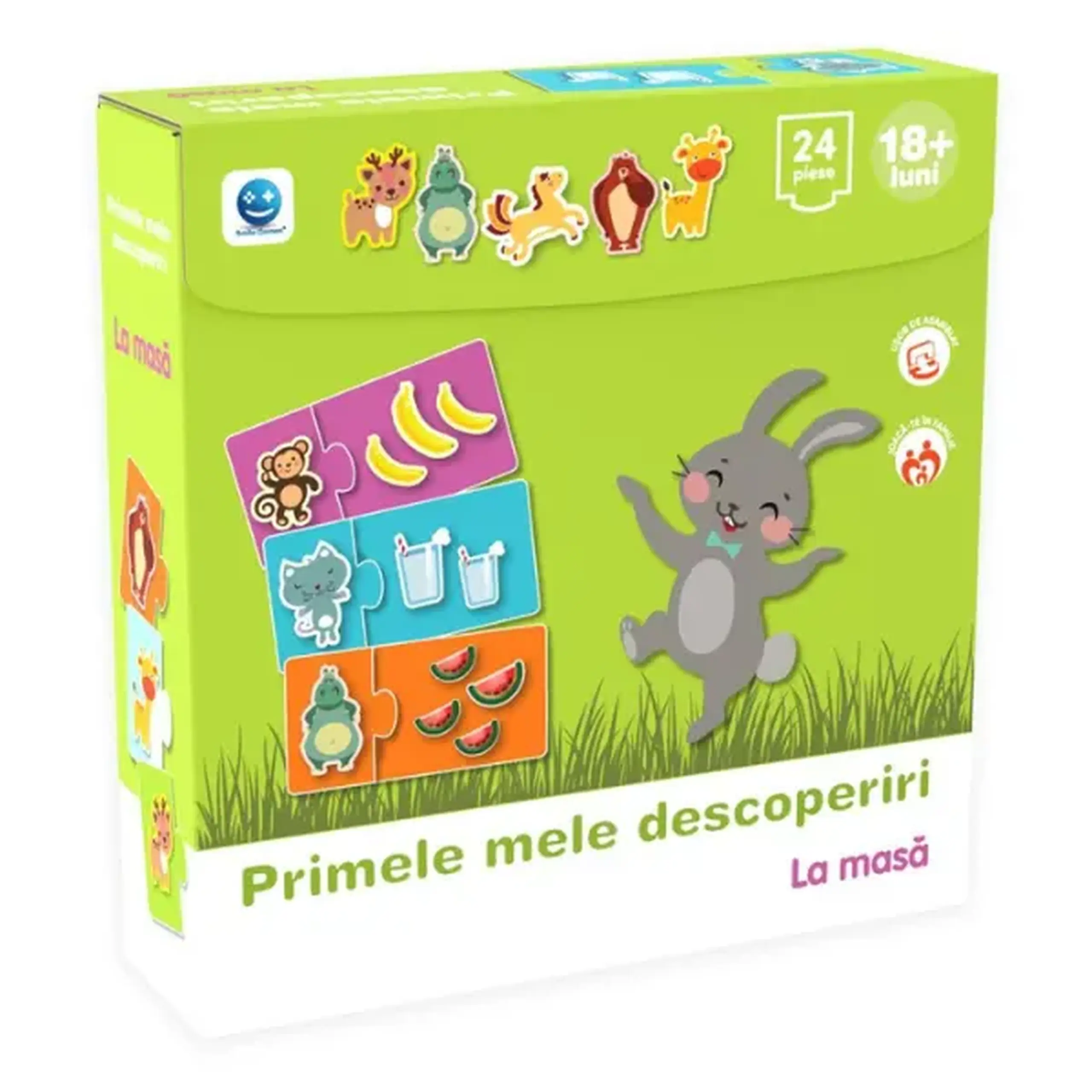 Puzzle "Primele mele descoperiri: La masă", 24 piese, ro.