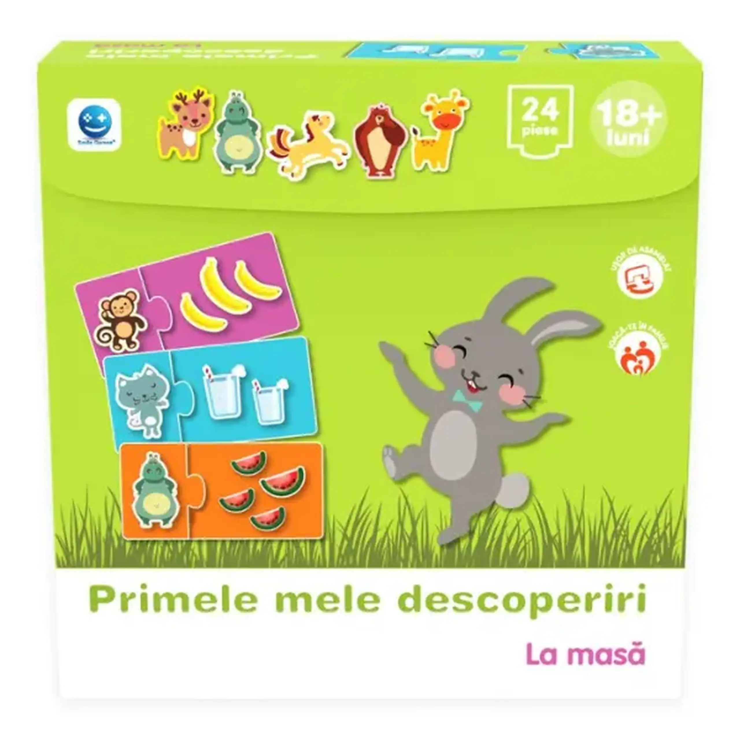 Puzzle "Primele mele descoperiri: La masă", 24 piese, ro.