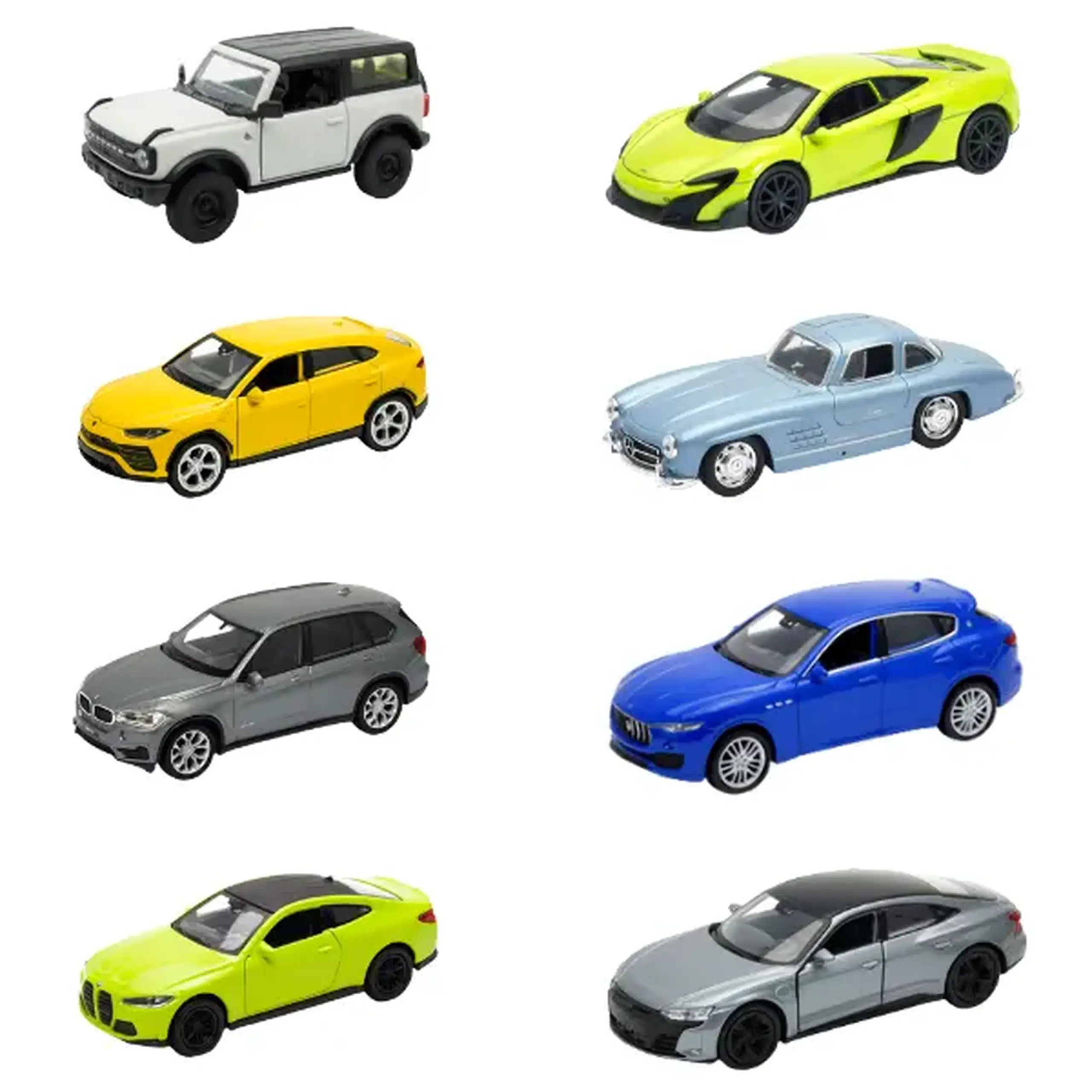 Mașini Metalice de Colecție 1:34-1:39 WELLY, 8 modele (25B)