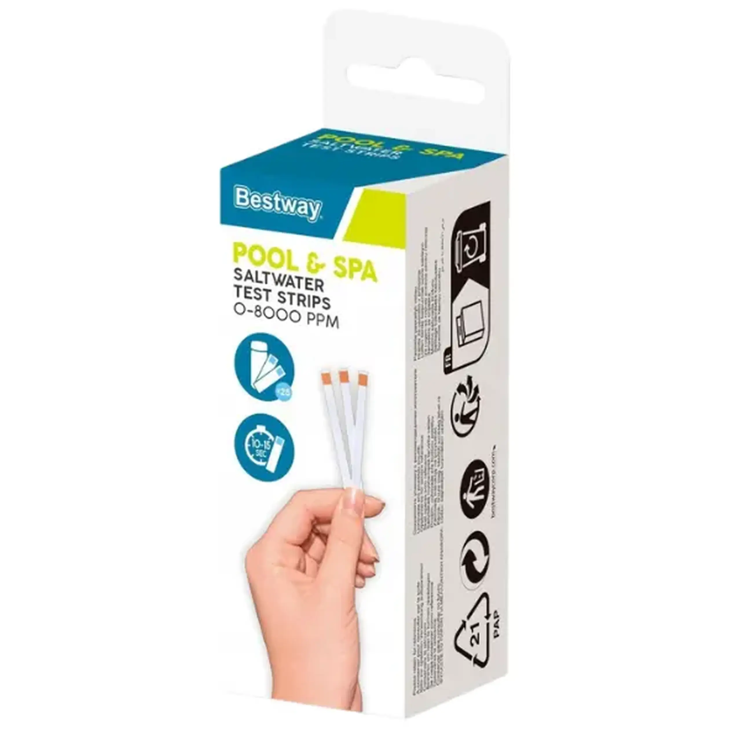 Bestway Benzi de testare pentru măsurarea nivelului de sare din apă