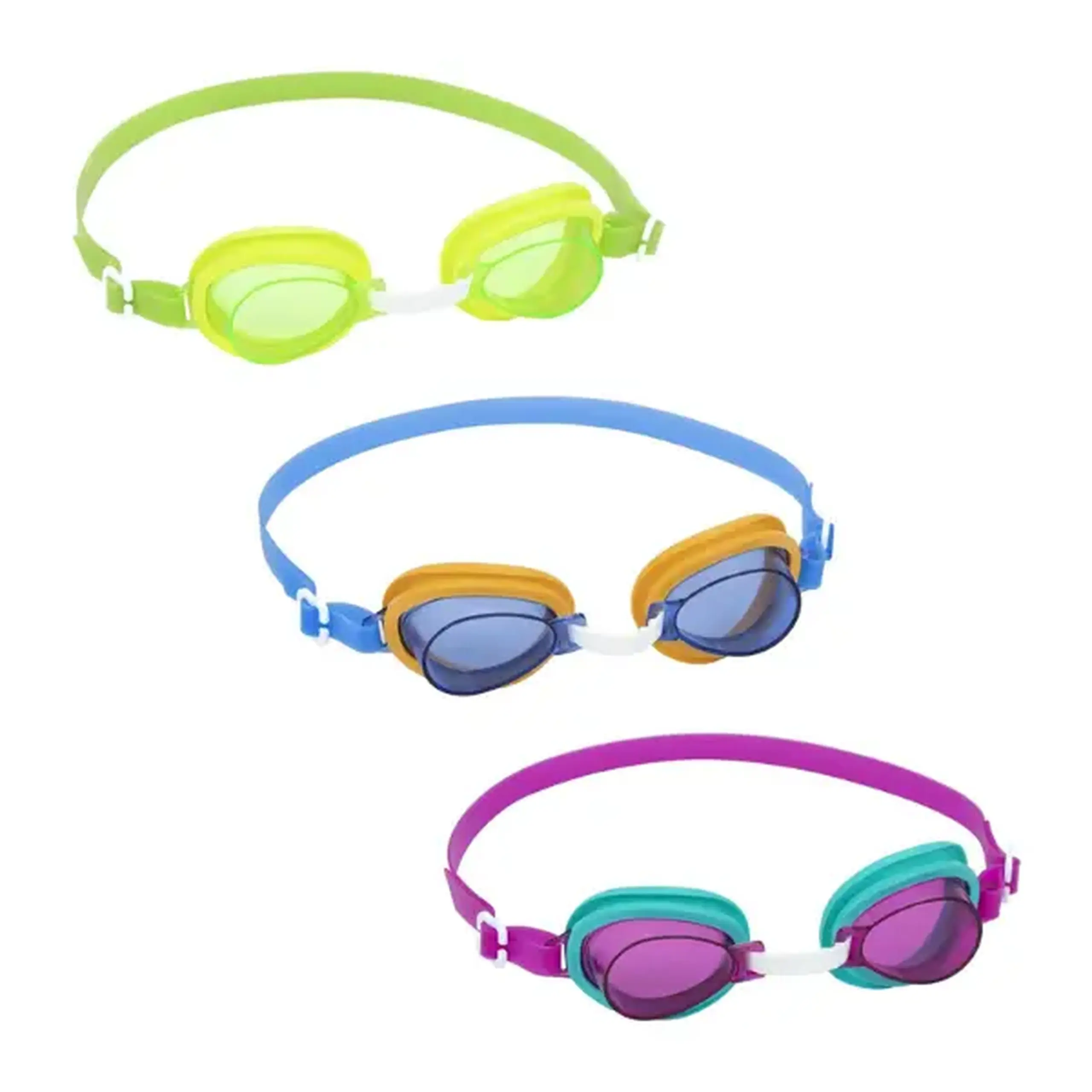 Bestway Ochelari de înot, 3+, 3 culori
