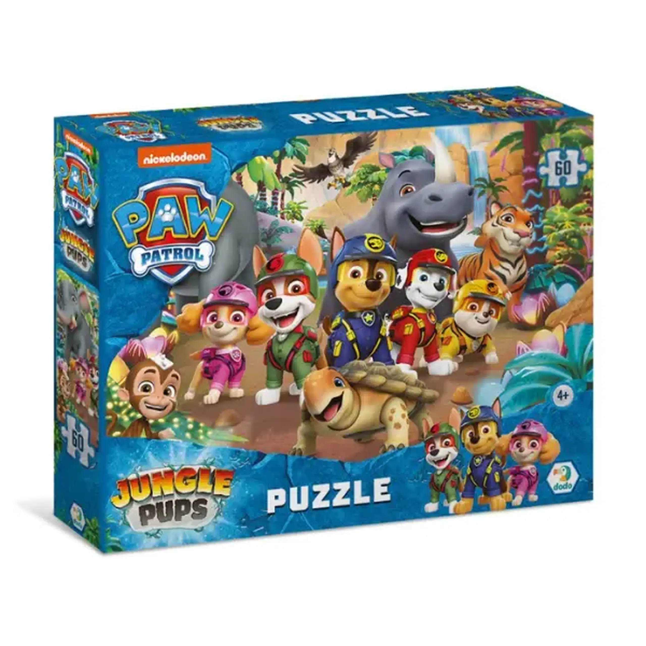 Puzzle "Jungla", seria Patrula cățelușilor, 60 elem.