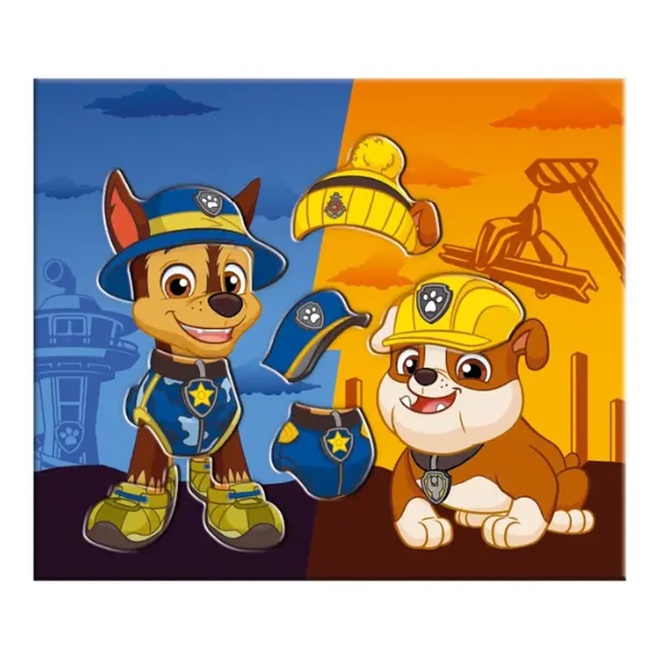 Joc magnetic de îmbrăcat "Chase și Rubble", seria Patrula cățelușilor, 26 elem.