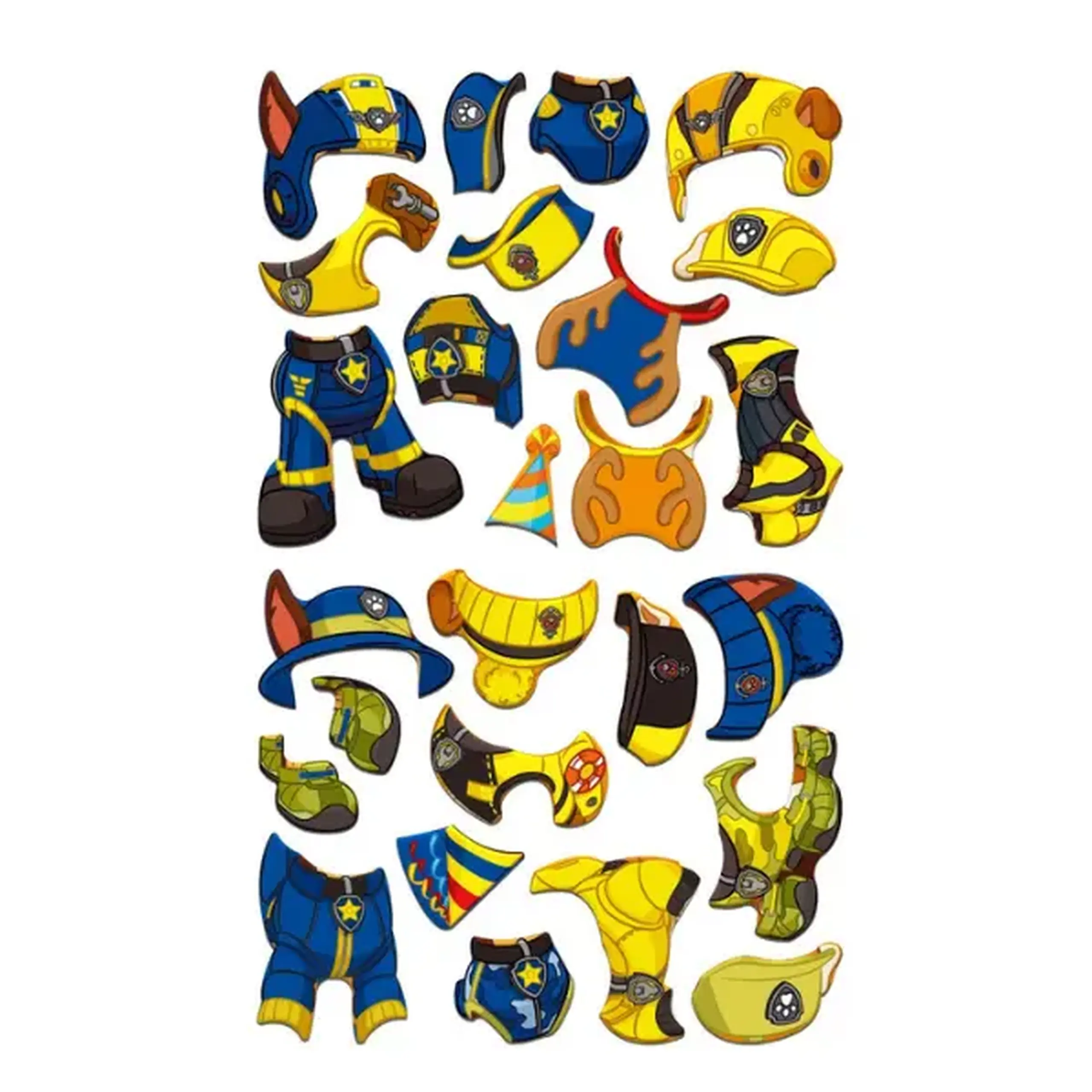 Joc magnetic de îmbrăcat "Chase și Rubble", seria Patrula cățelușilor, 26 elem.