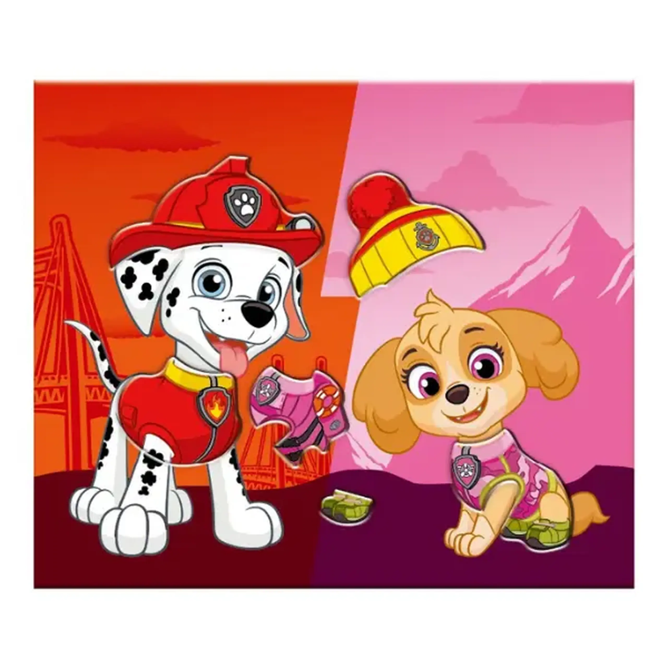 Joc magnetic de îmbrăcat "Marshall și Skye", seria Patrula cățelușilor, 28 elem.