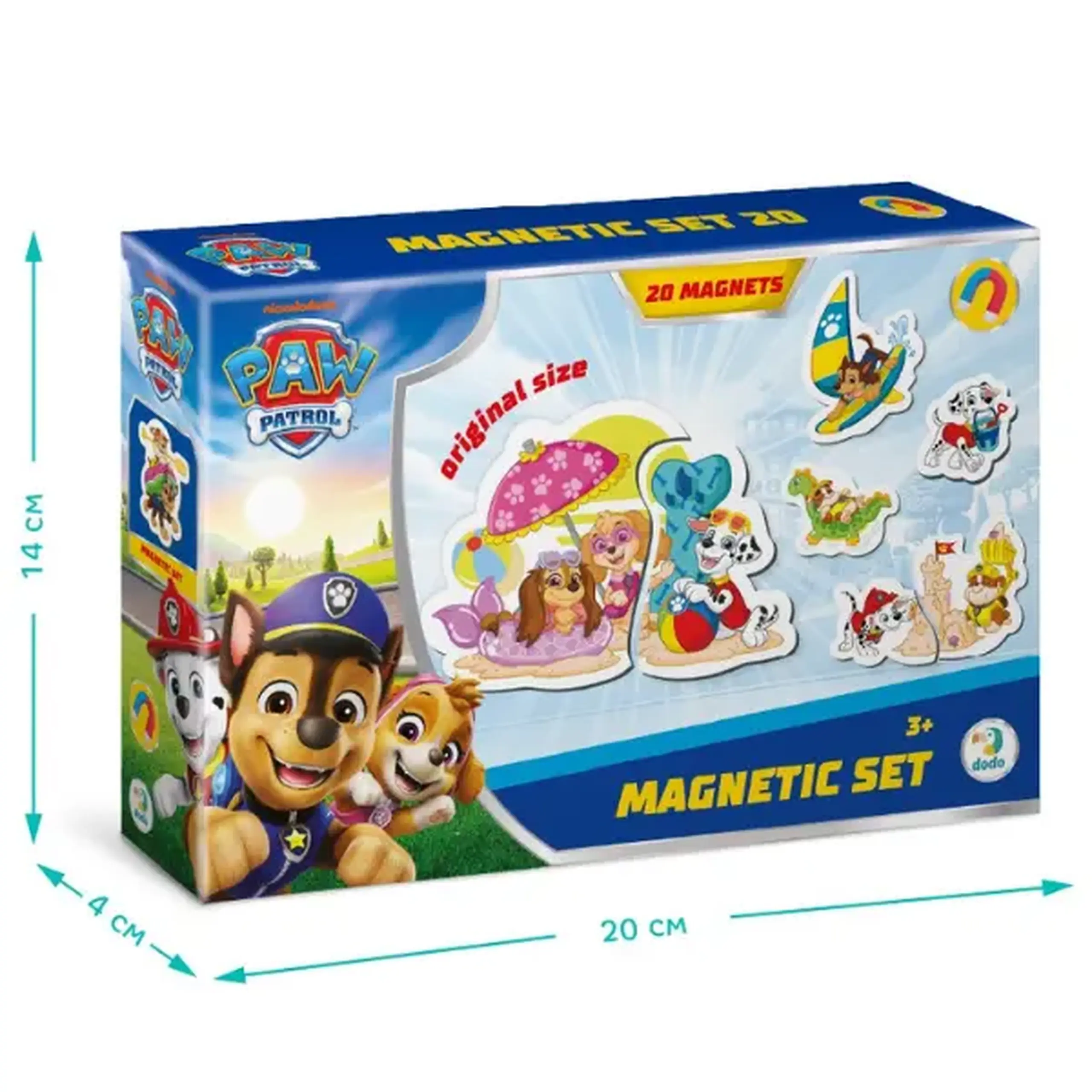 Set magneți "Dispoziție însorită", seria Patrula cățelușilor, 20 elem.