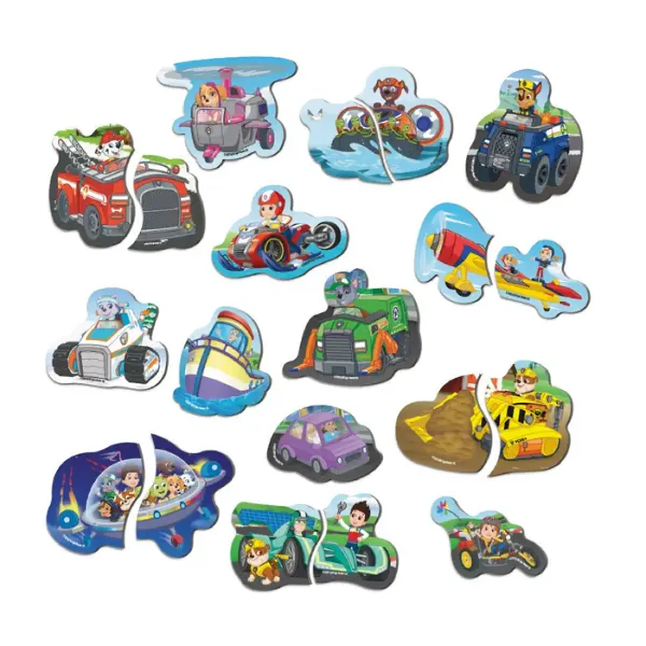 Set magneți "Aventuri pe drum", seria Patrula cățelușilor, 20 elem.