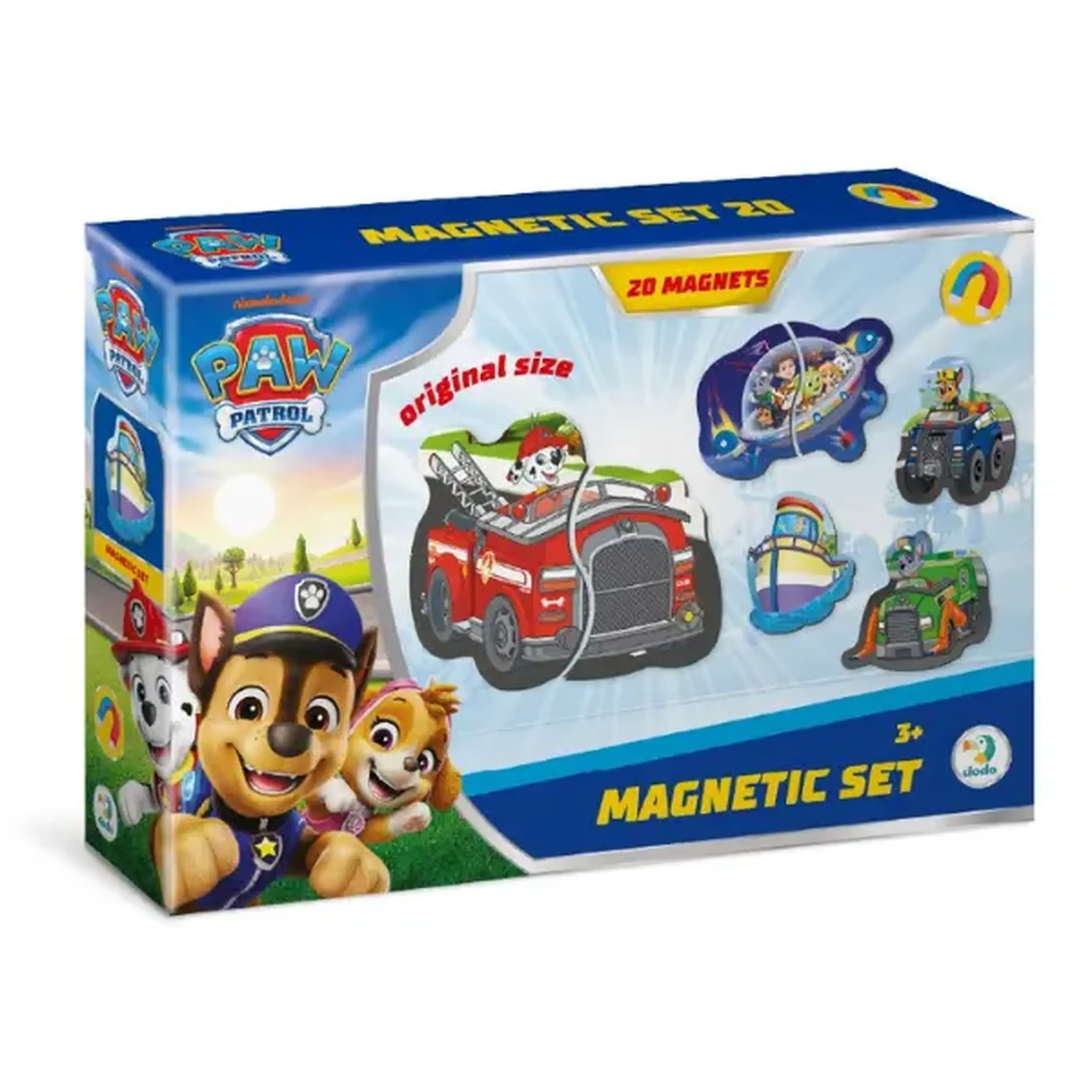 Set magneți "Aventuri pe drum", seria Patrula cățelușilor, 20 elem.