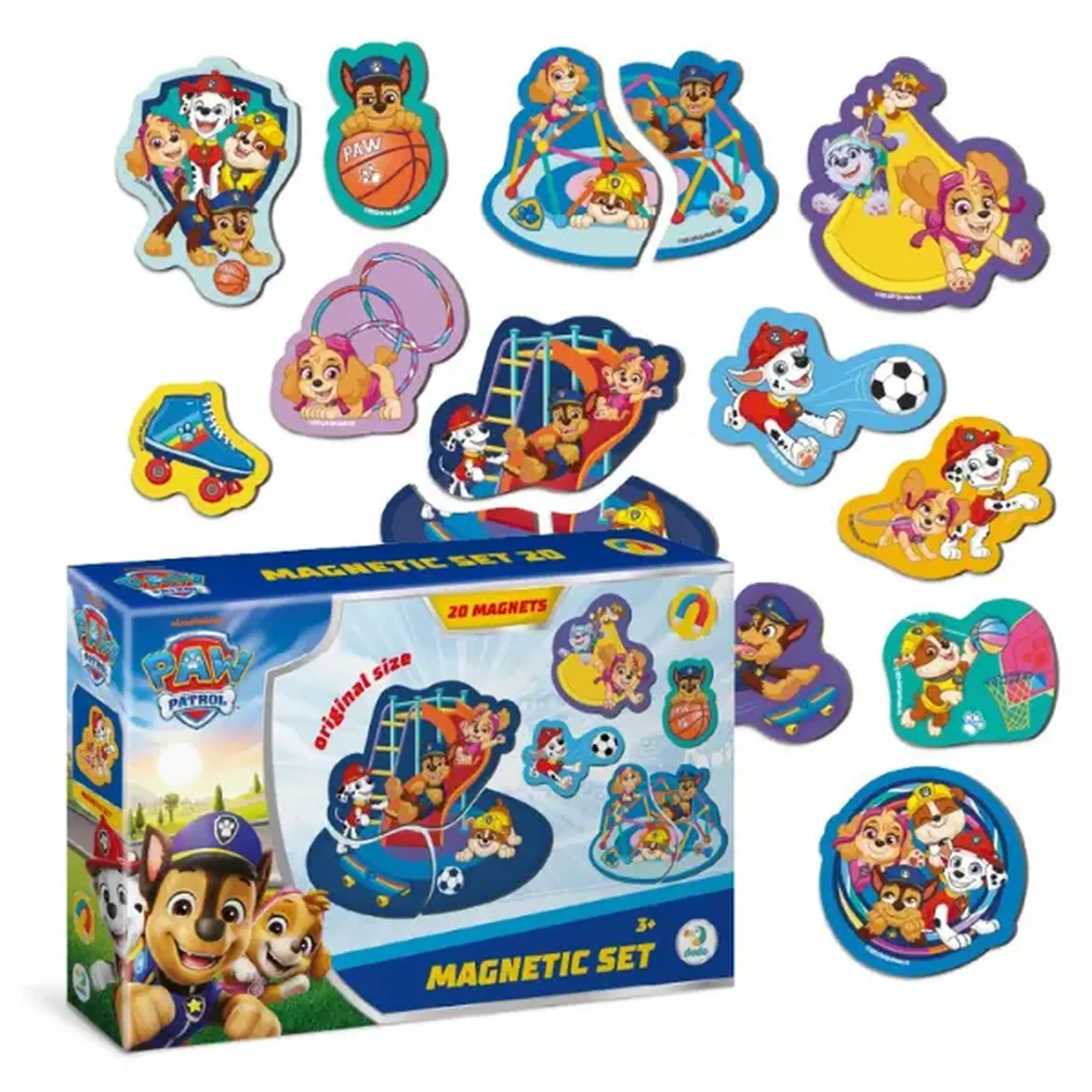 Set magneți "Teren de joacă", seria Patrula cățelușilor, 20 elem.