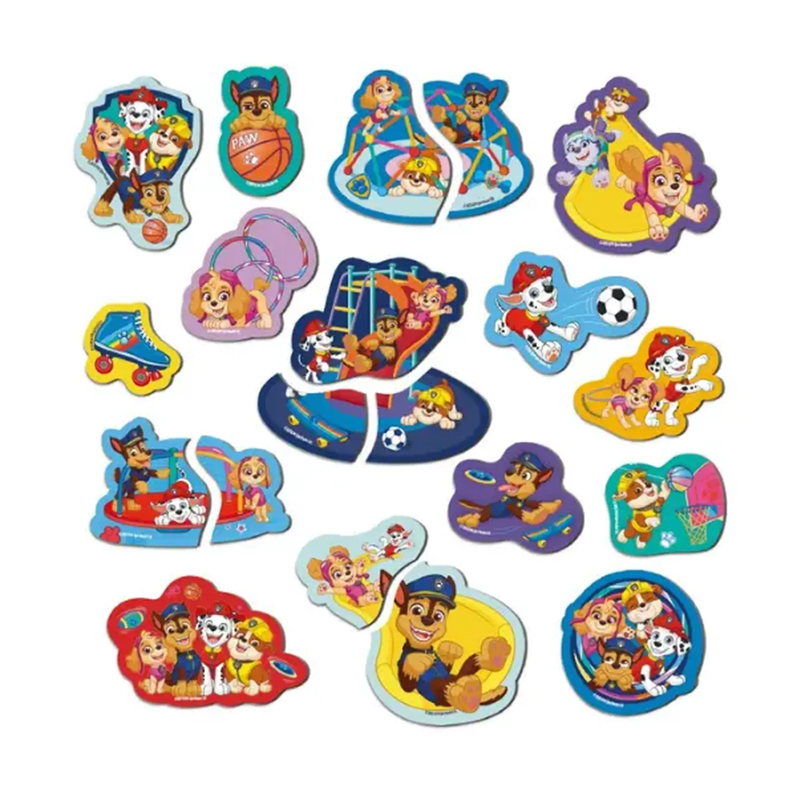 Set magneți "Teren de joacă", seria Patrula cățelușilor, 20 elem.