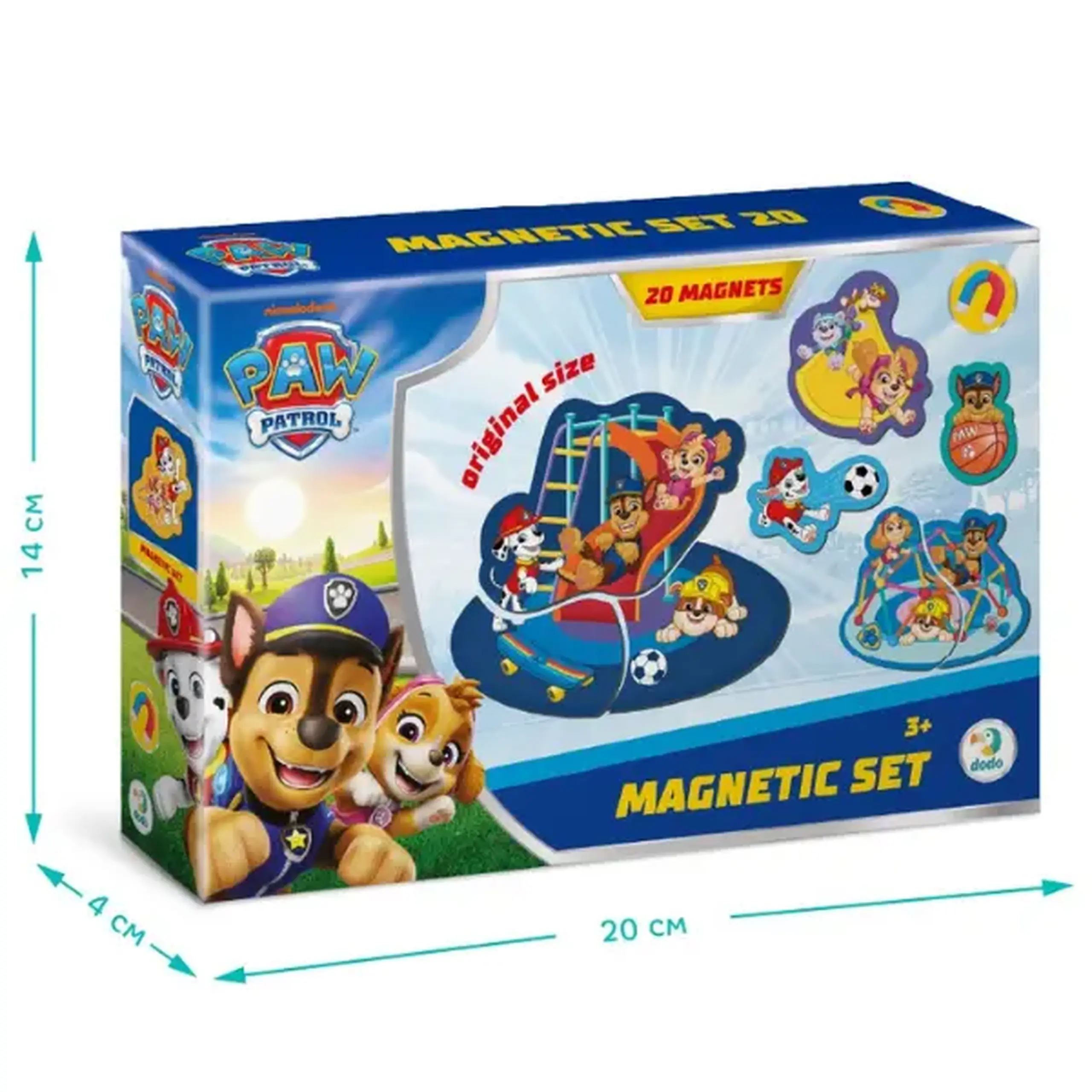 Set magneți "Teren de joacă", seria Patrula cățelușilor, 20 elem.