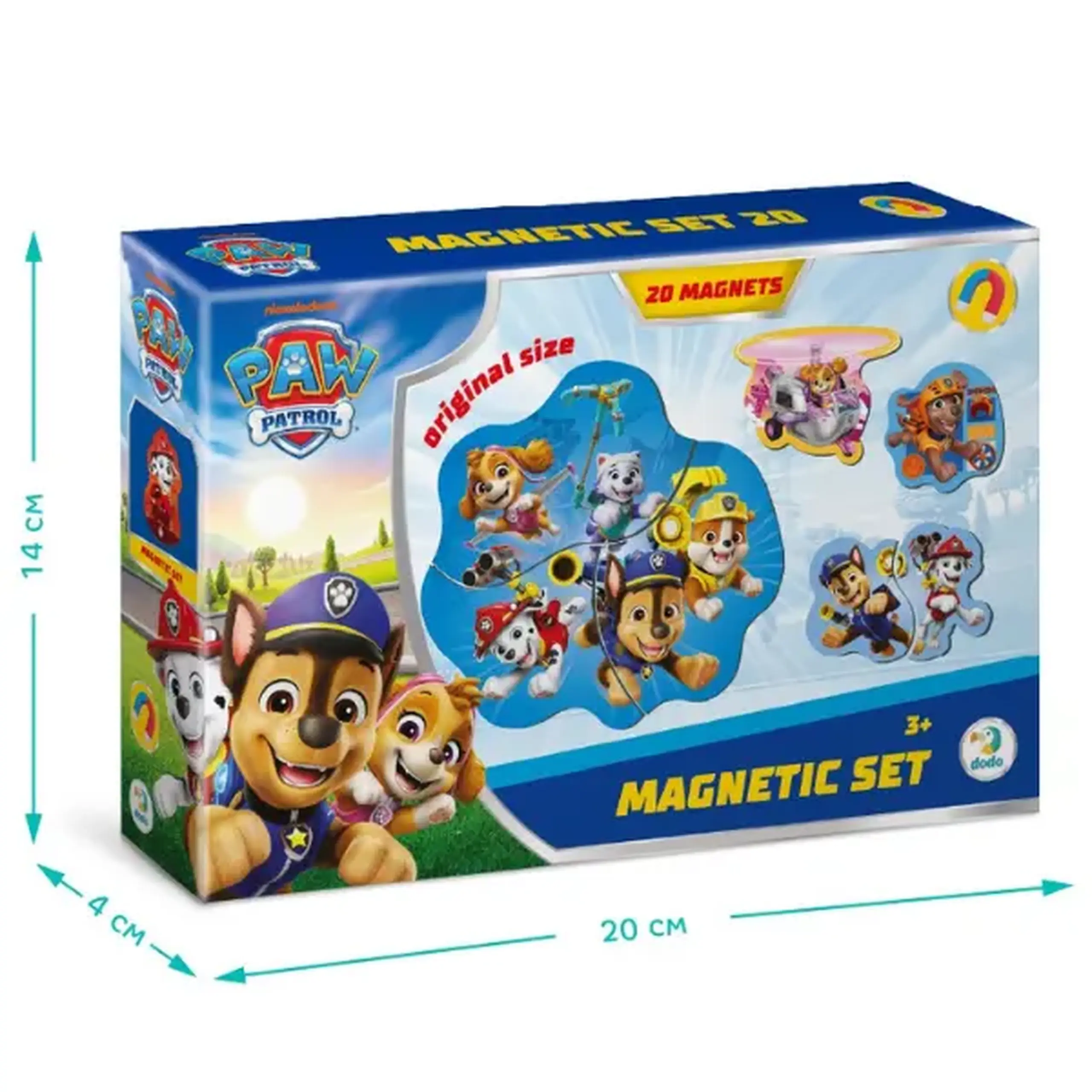 Set magneți "Căţeluşi salvatori", seria Patrula cățelușilor, 20 elem.