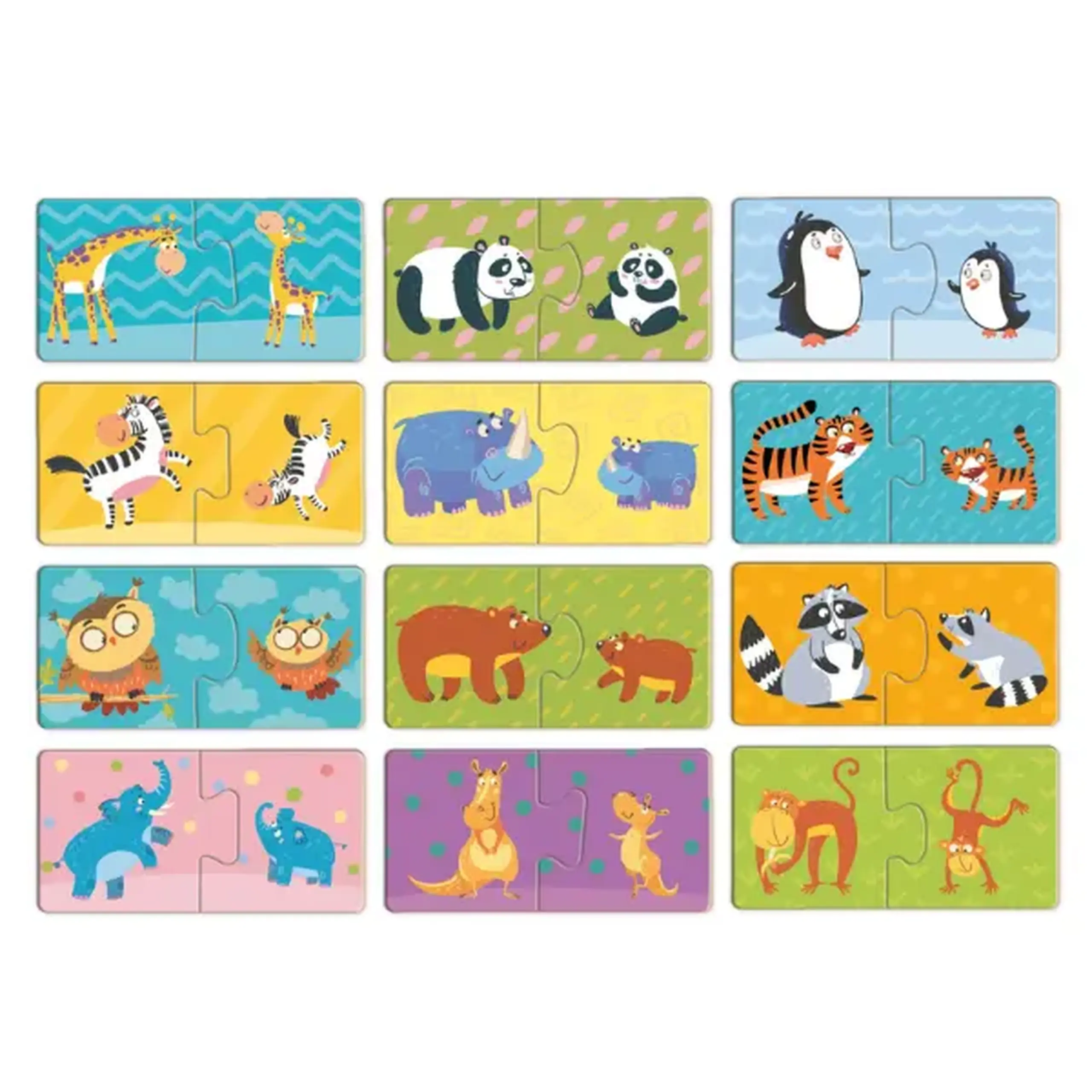 Puzzle DUO "Mama și puiul", 24 elem.