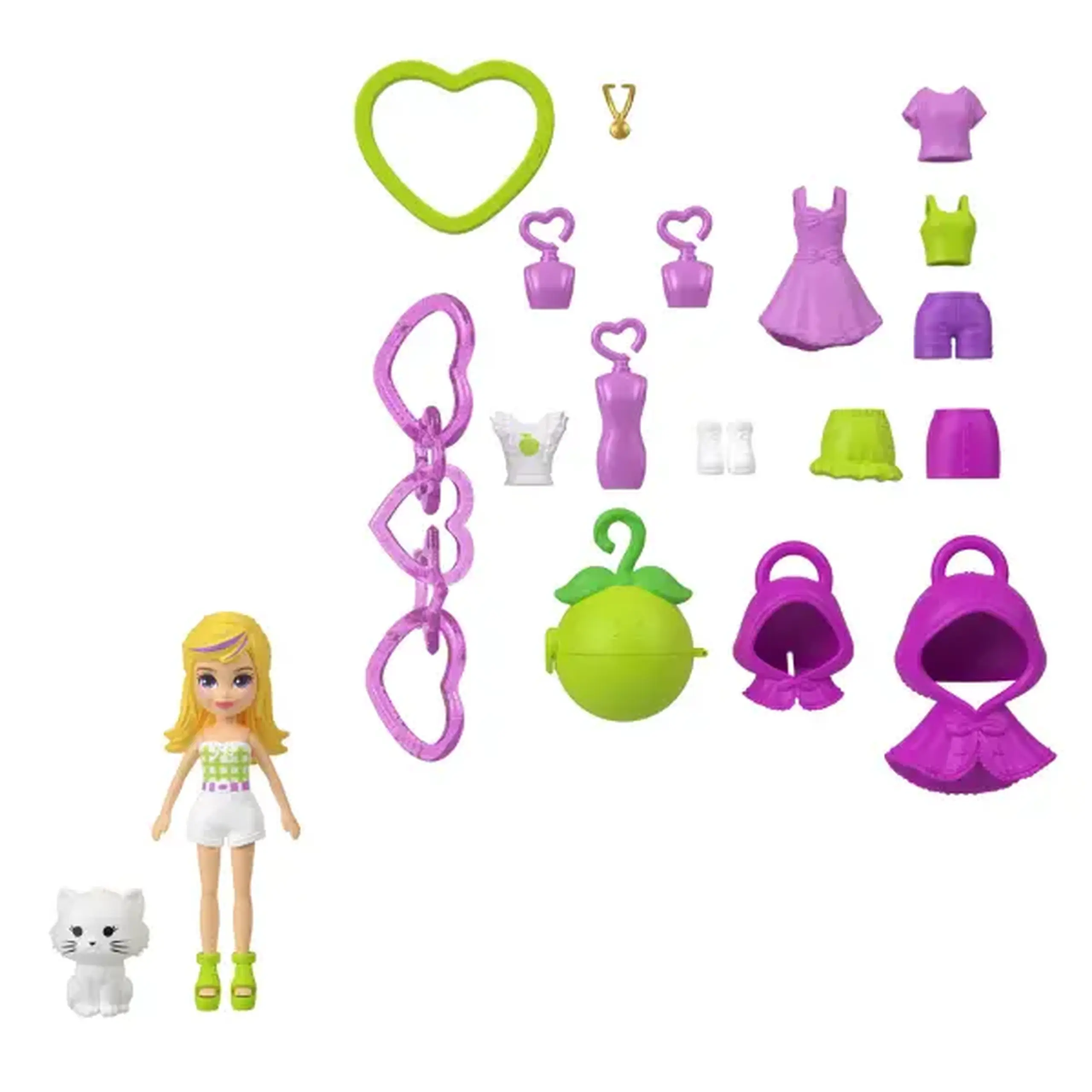 Breloc Polly Pocket, seria "Fructe" în as.