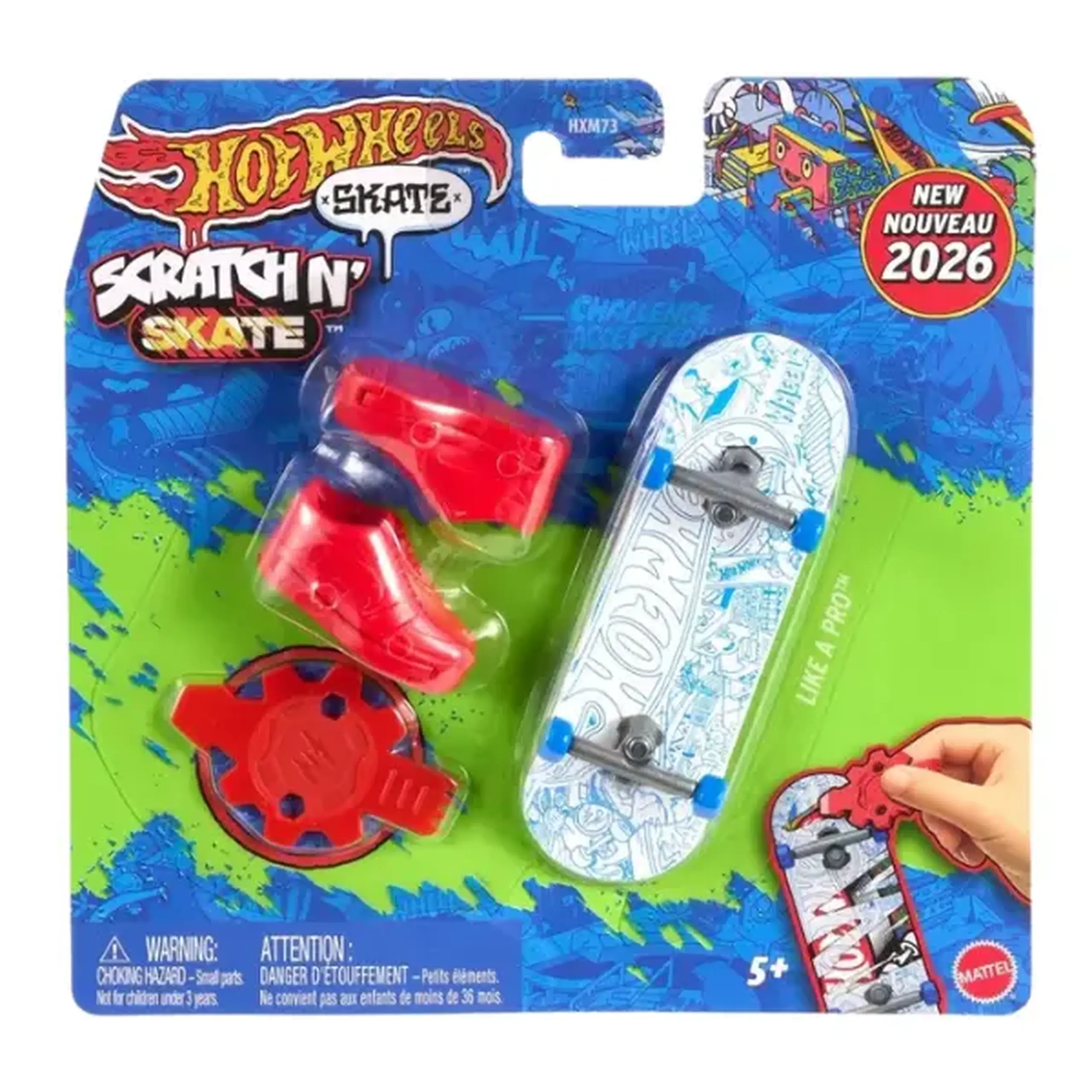 Hot Wheels Fingerboard-uri "Scratch N’ Skate", în as.