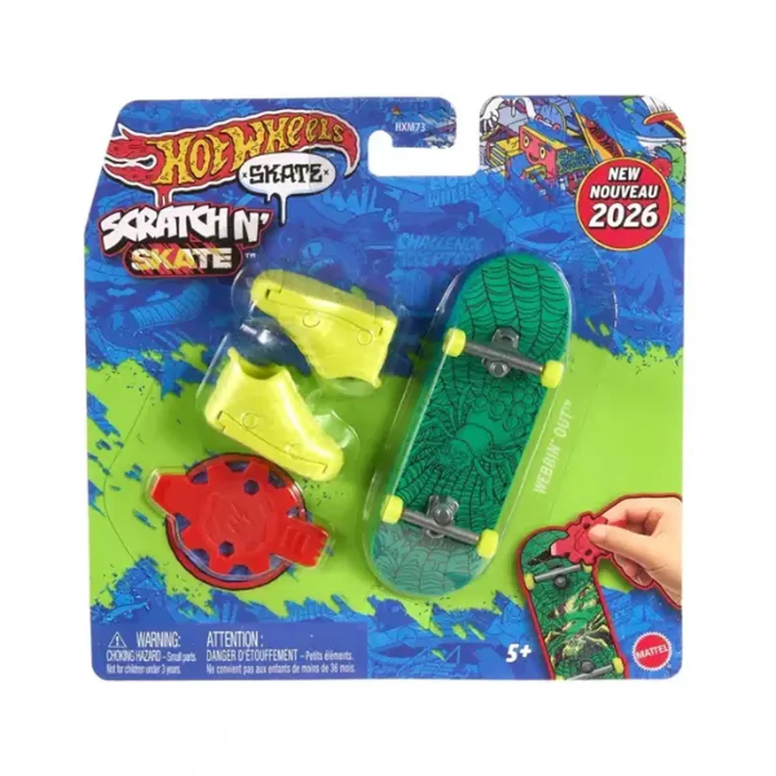 Hot Wheels Fingerboard-uri "Scratch N’ Skate", în as.