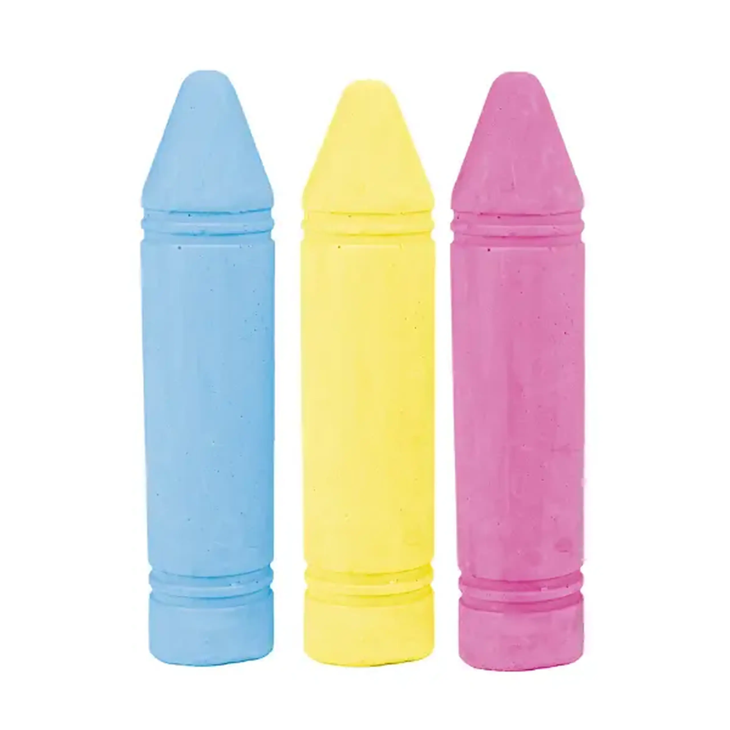 Set de cretă colorată pentru asfalt, 3 bucăți, 2 modele