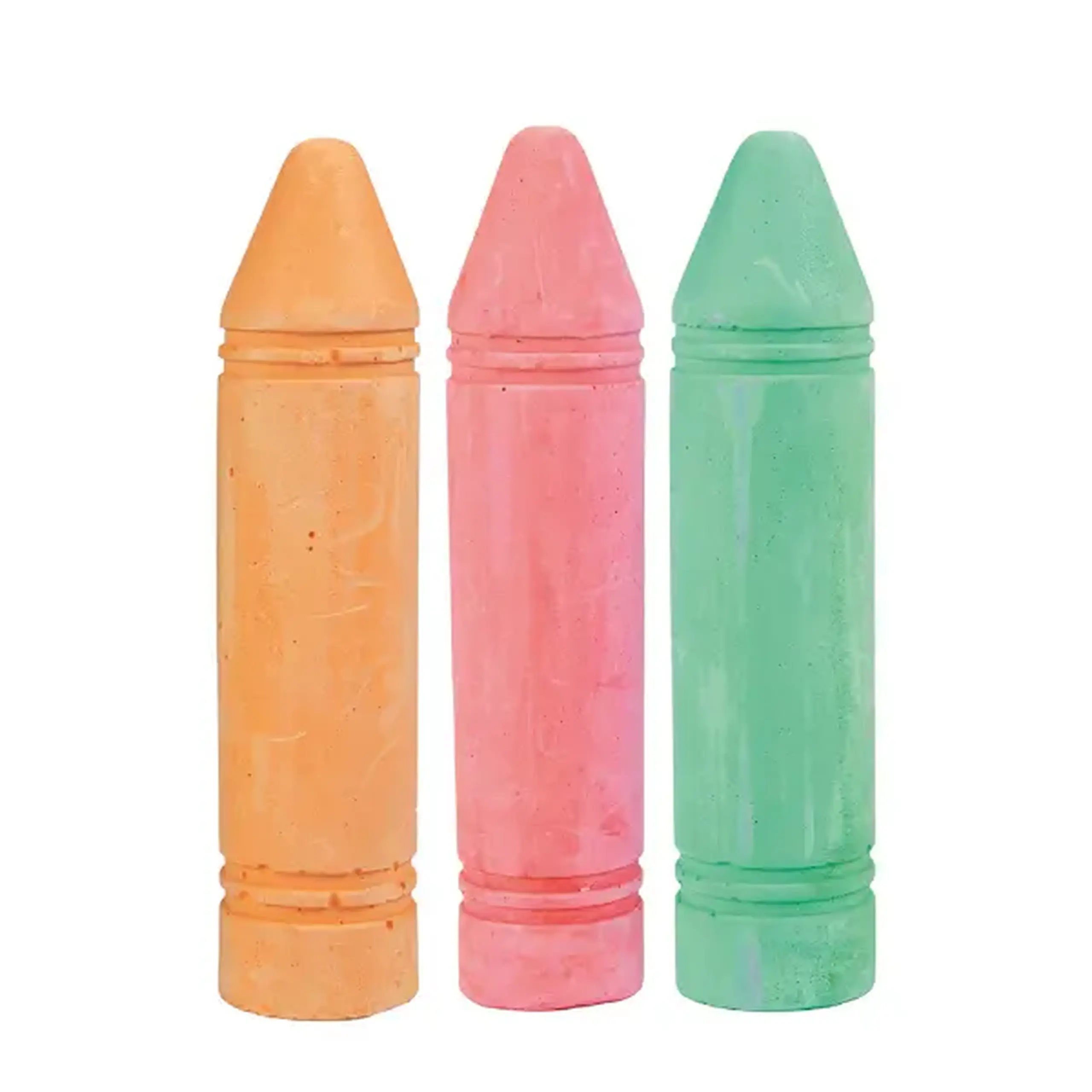 Set de cretă colorată pentru asfalt, 3 bucăți, 2 modele