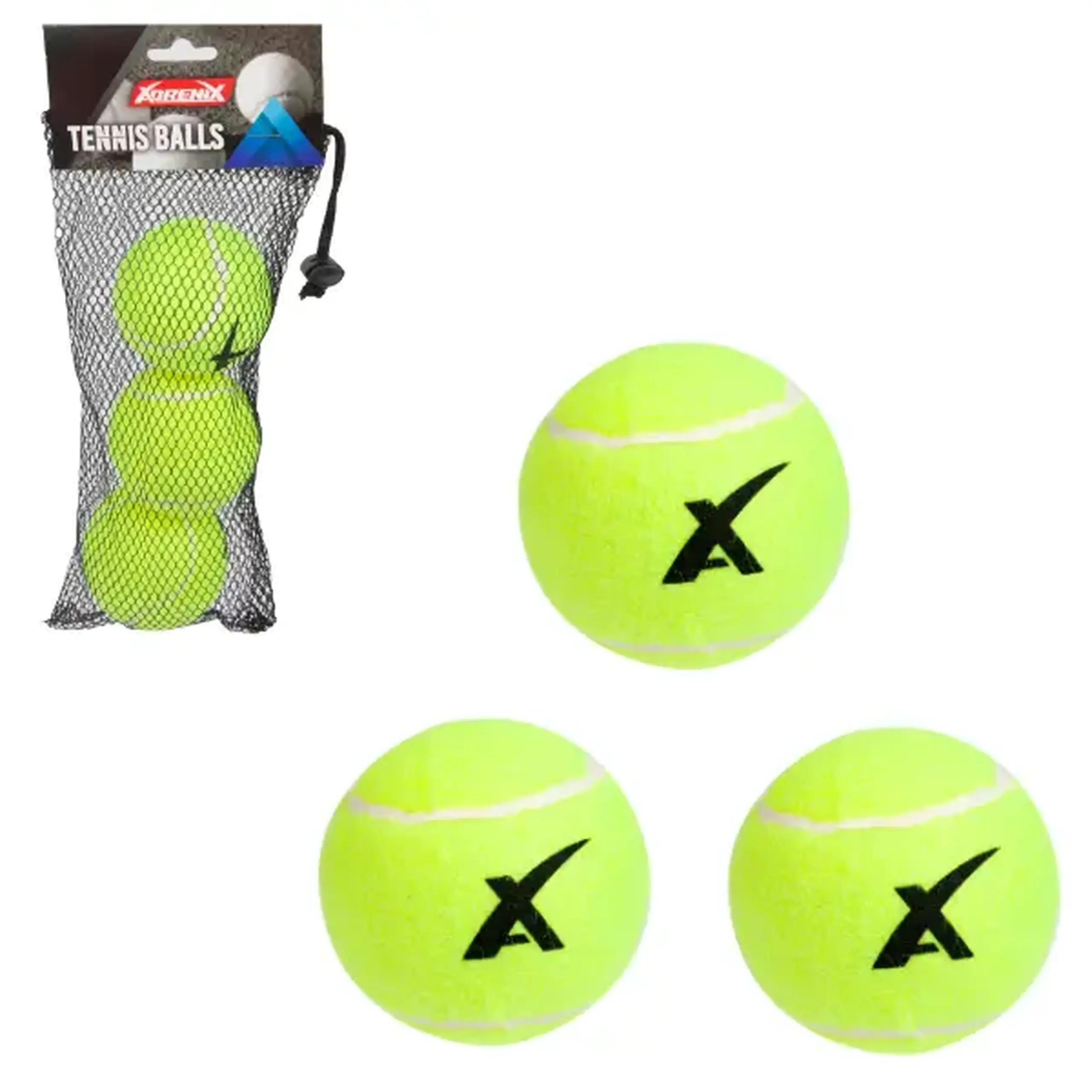 Set mingi de tenis Adrenix, 3 buc.