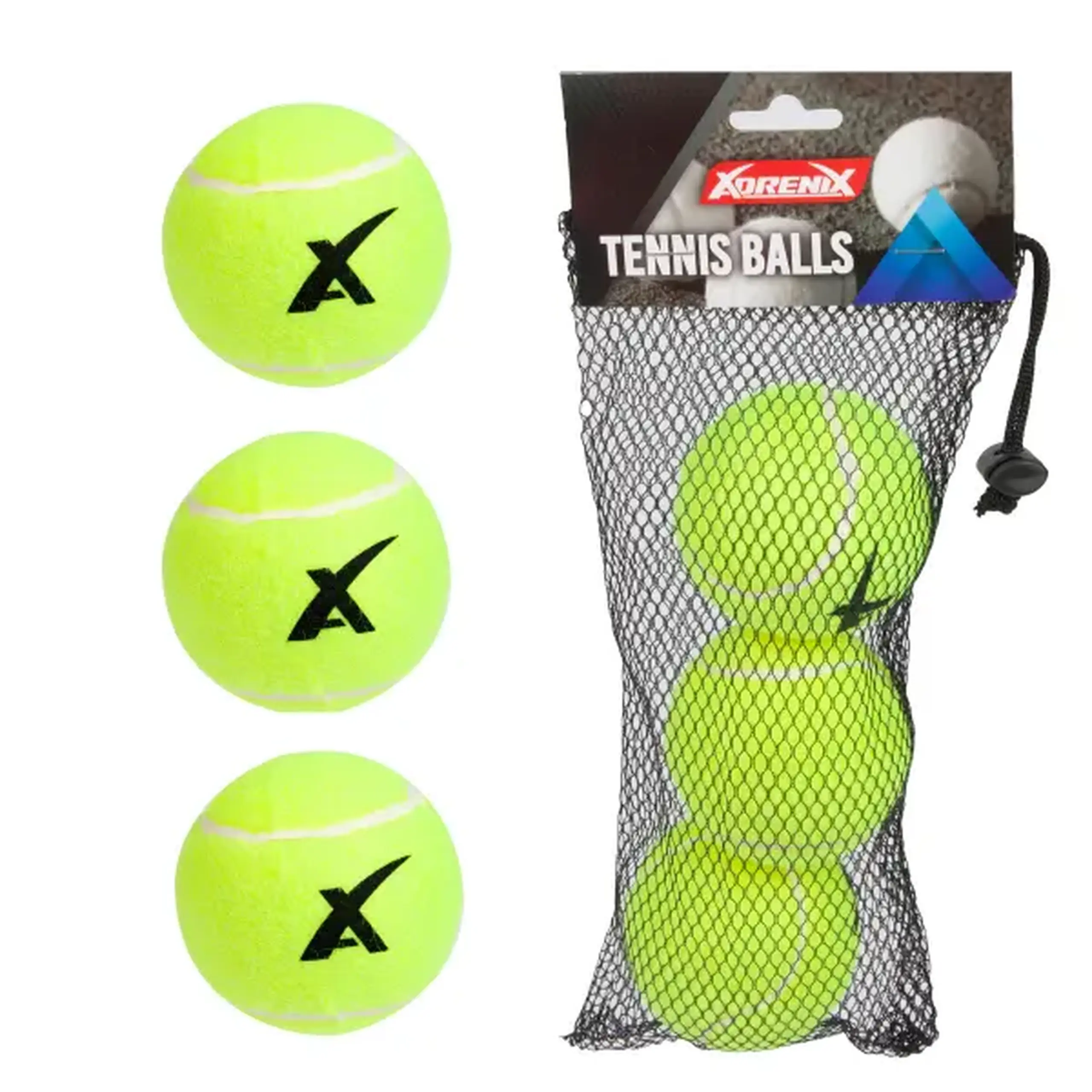 Set mingi de tenis Adrenix, 3 buc.