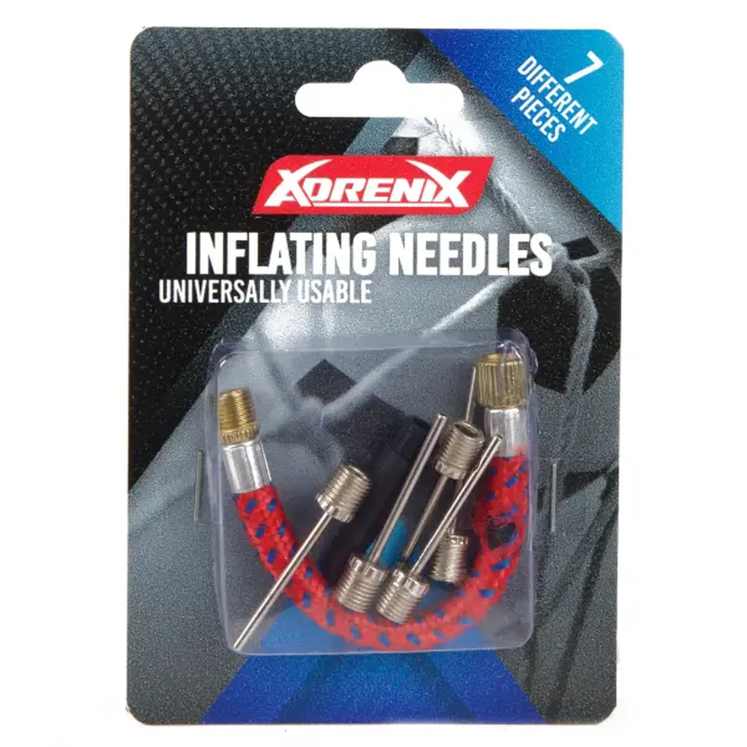 Ace pentru umflarea mingilor Adrenix, 7 buc + adaptor