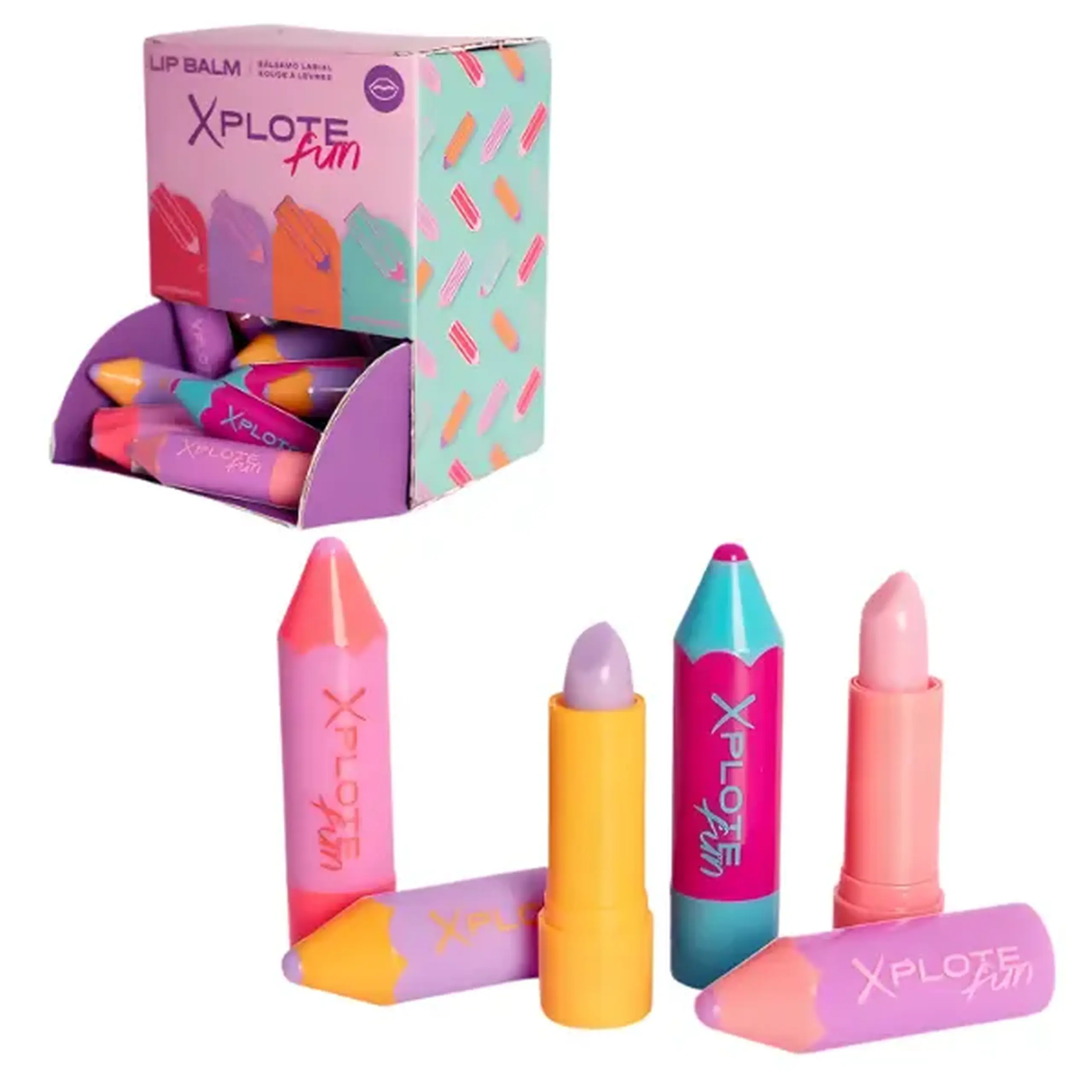 Balsam de buze XPLOTE FUN „Creion”, as.