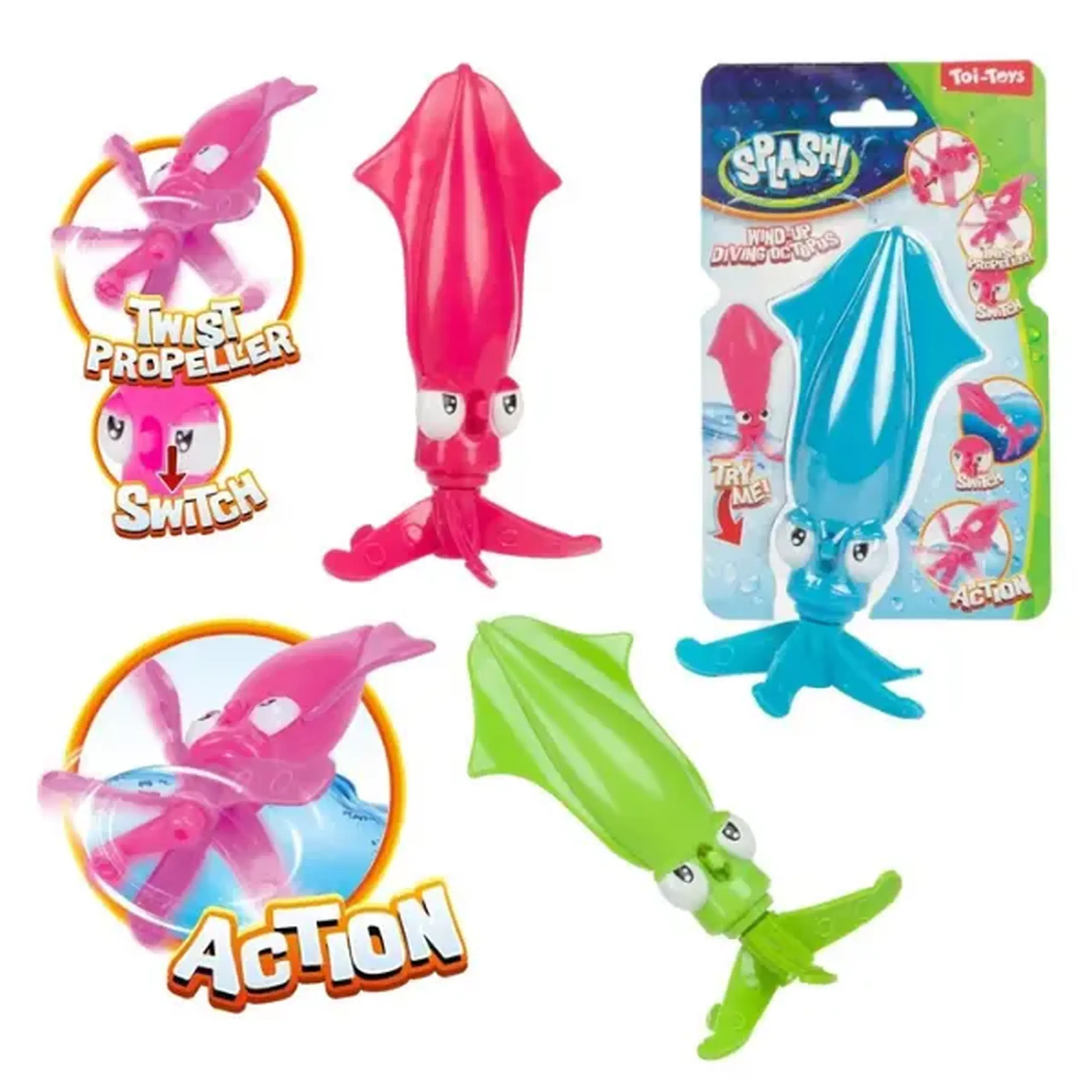 Jucărie de apă „Caracatiță înotătoare", 3 modele