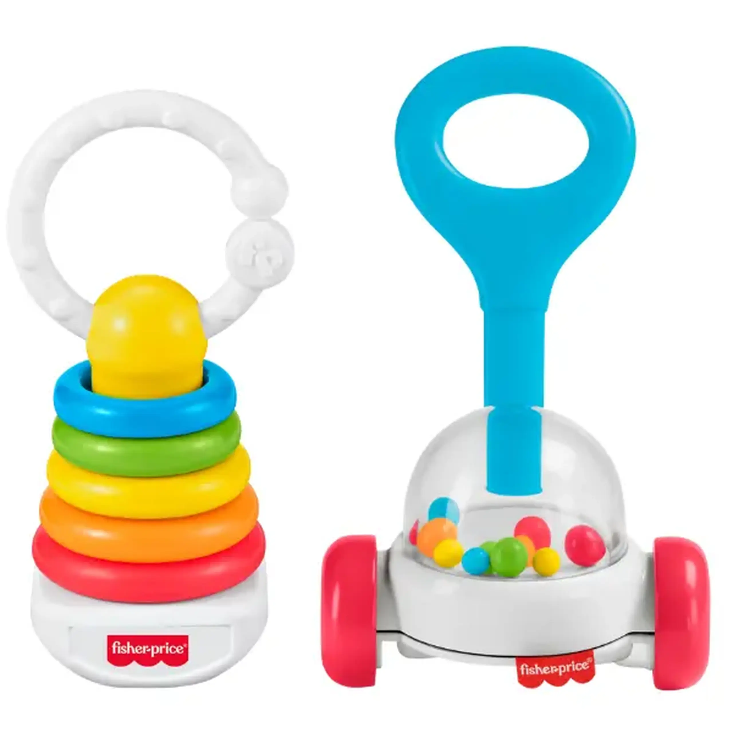 Fisher-Price Set jucării-zornaitoare, 2 buc.
