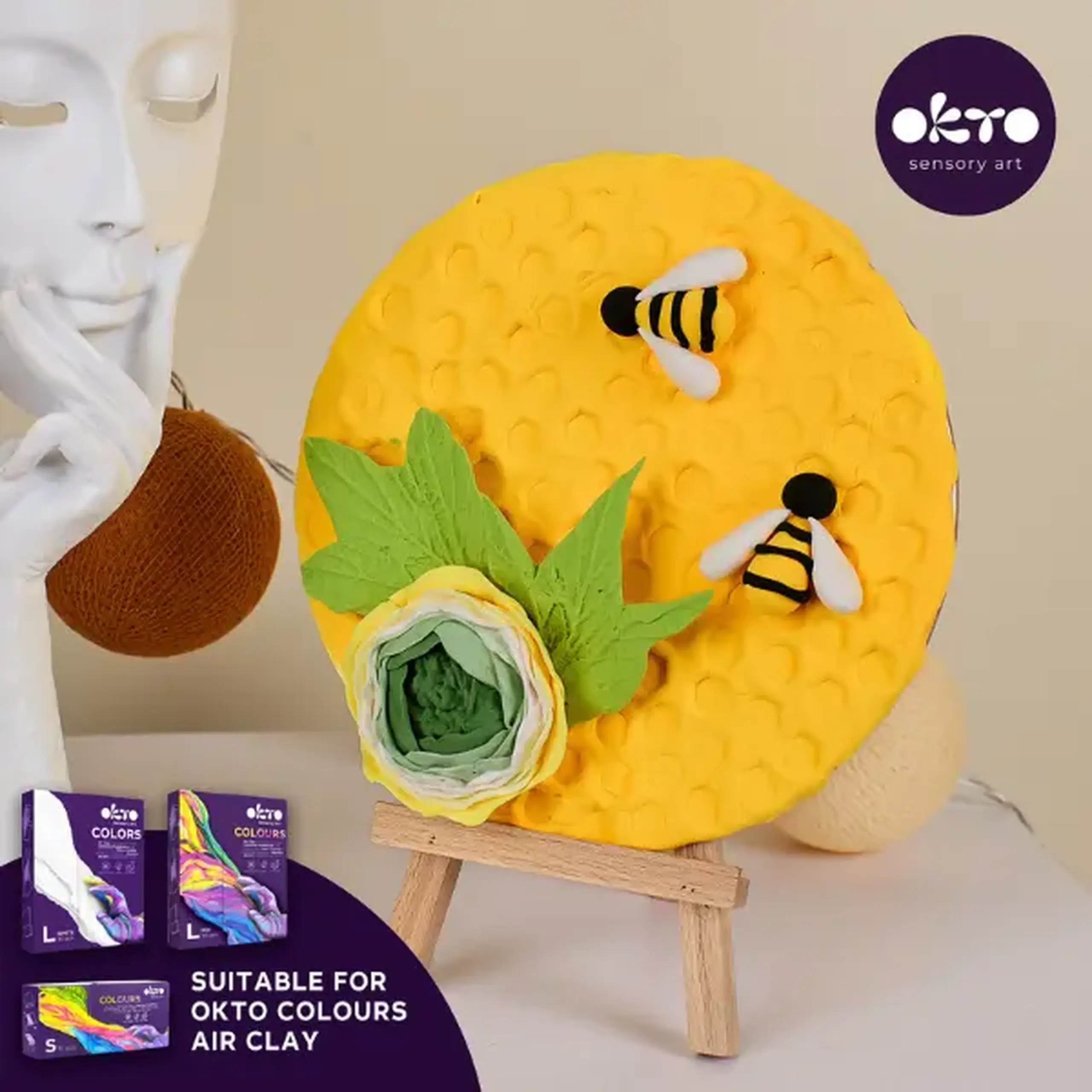Bază rotundă 16 cm cu mini-șevalet
