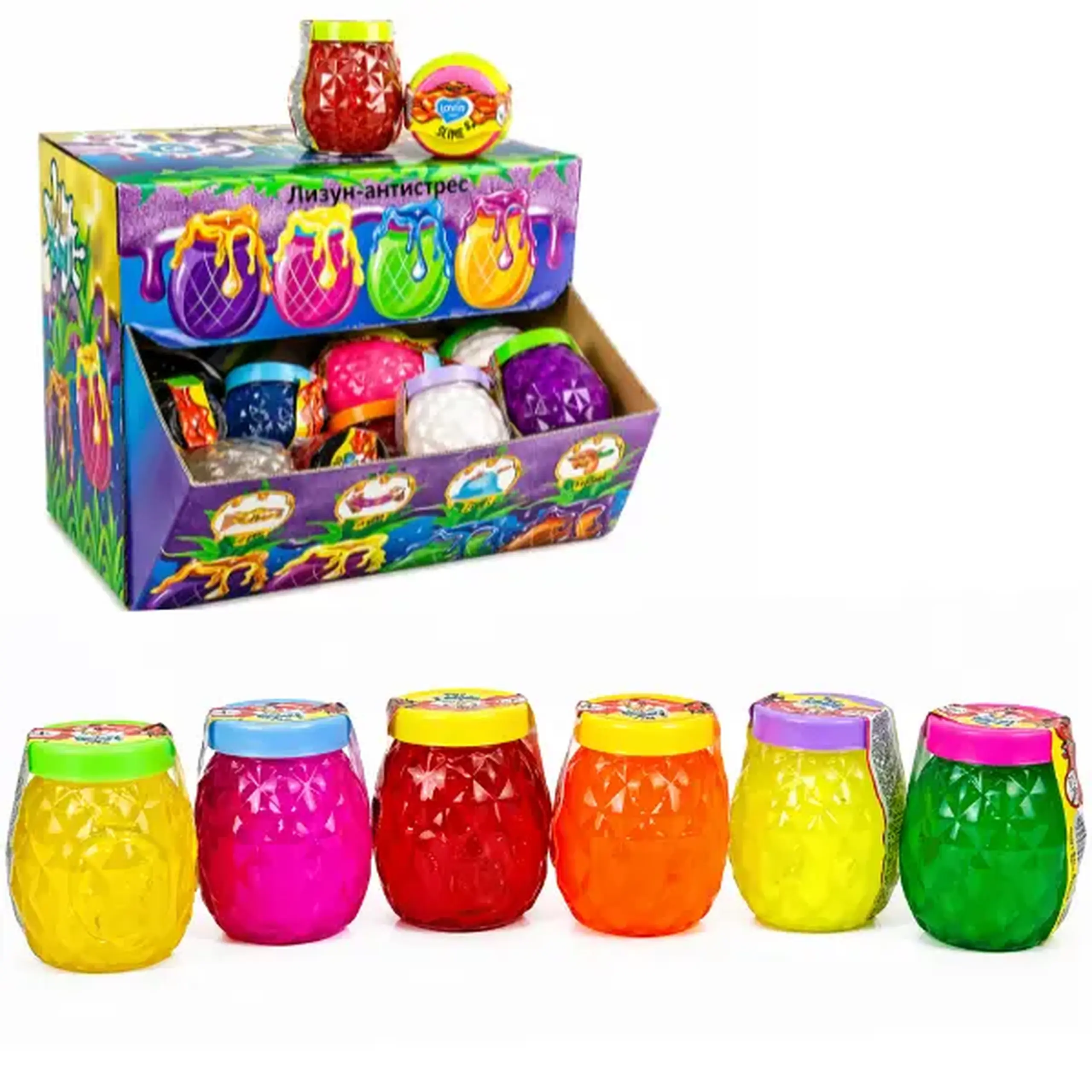 Jucărie antistres "Slime: Ananas" în ass.