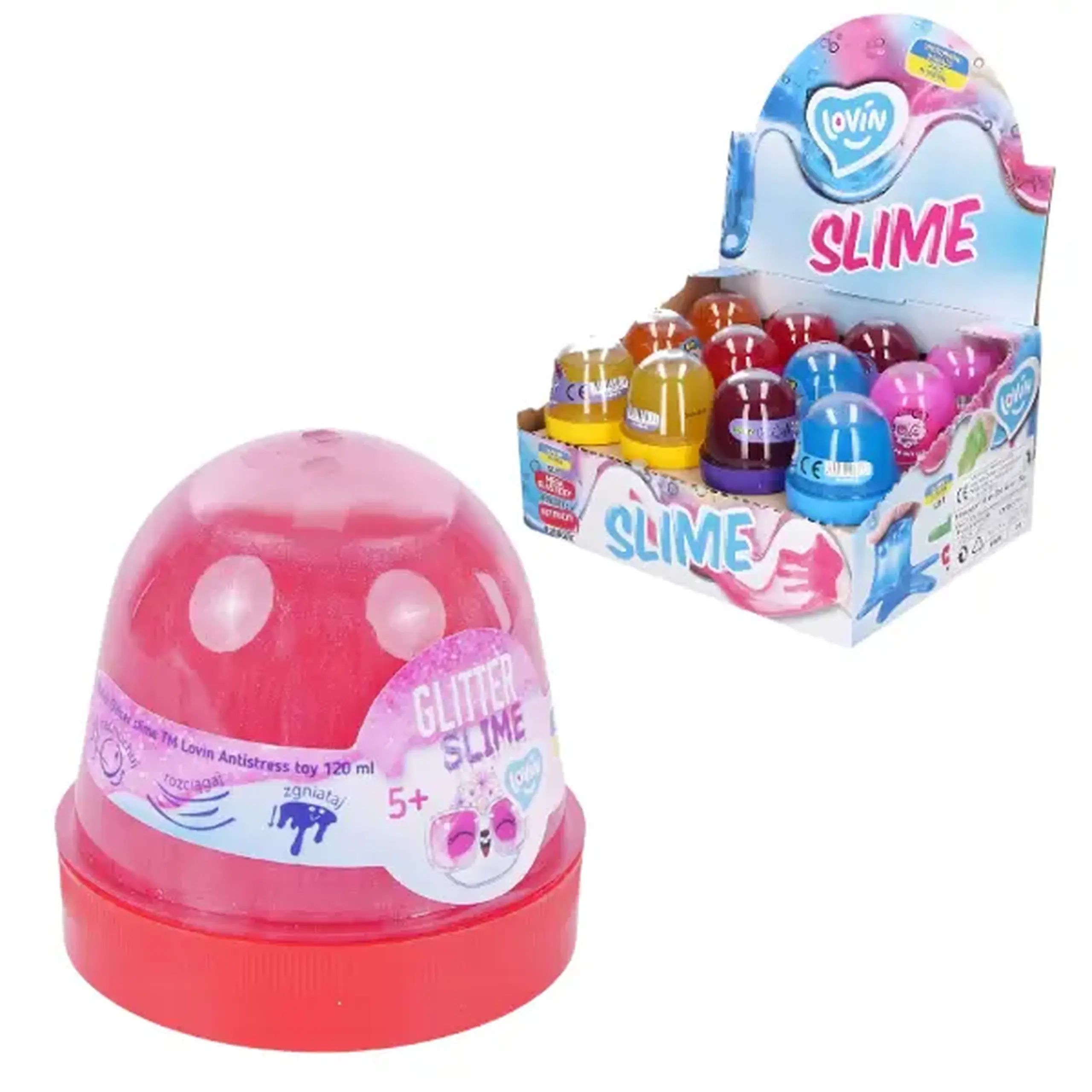 Jucărie antistres "Slime cu glitter" în ass.