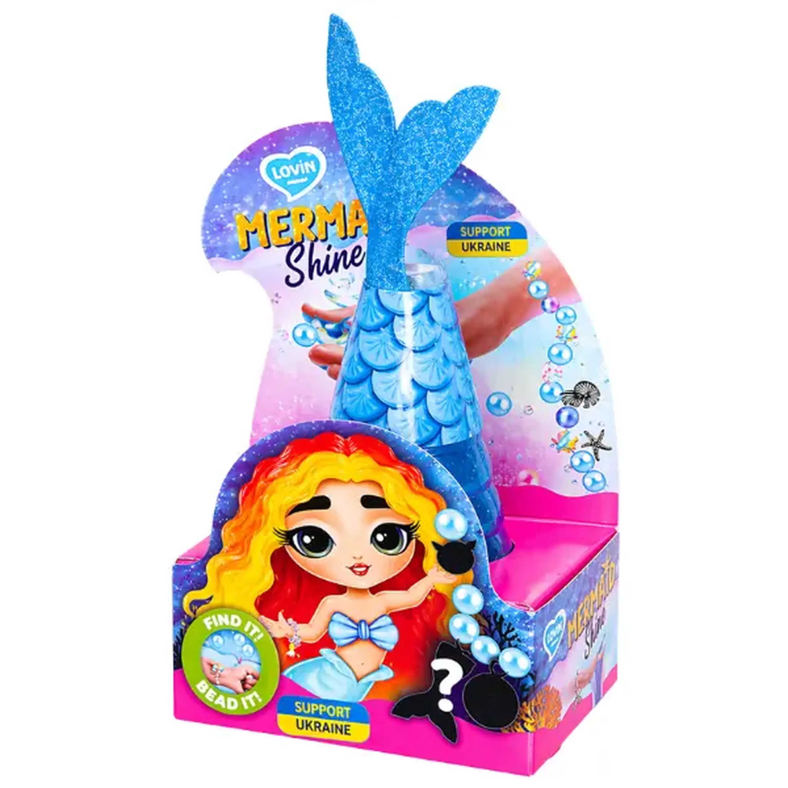 Set pentru realizarea brățărilor „Slime: Sirenă”, albastru