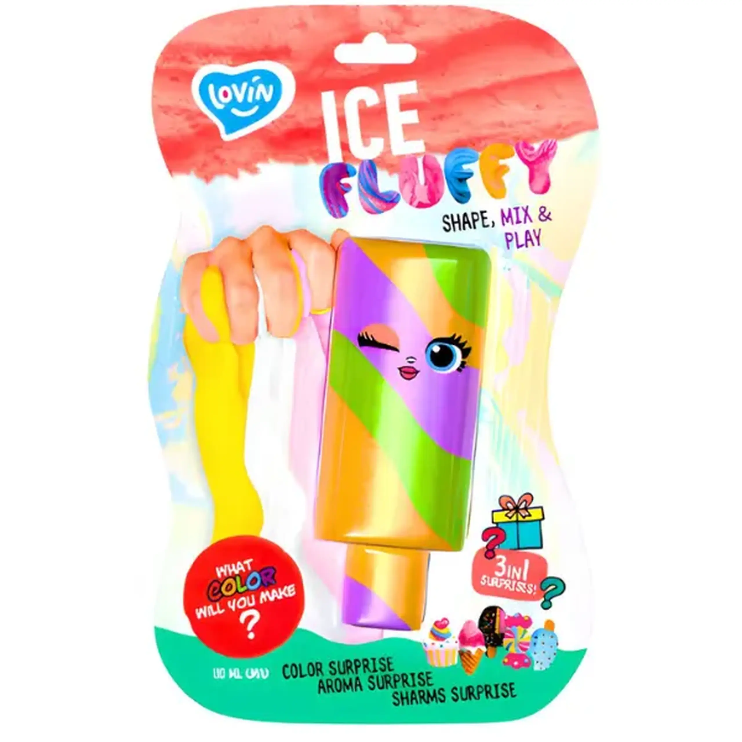 Jucărie antistres "Slime: Înghețată Eskimo" cu surpriză, în ass.
