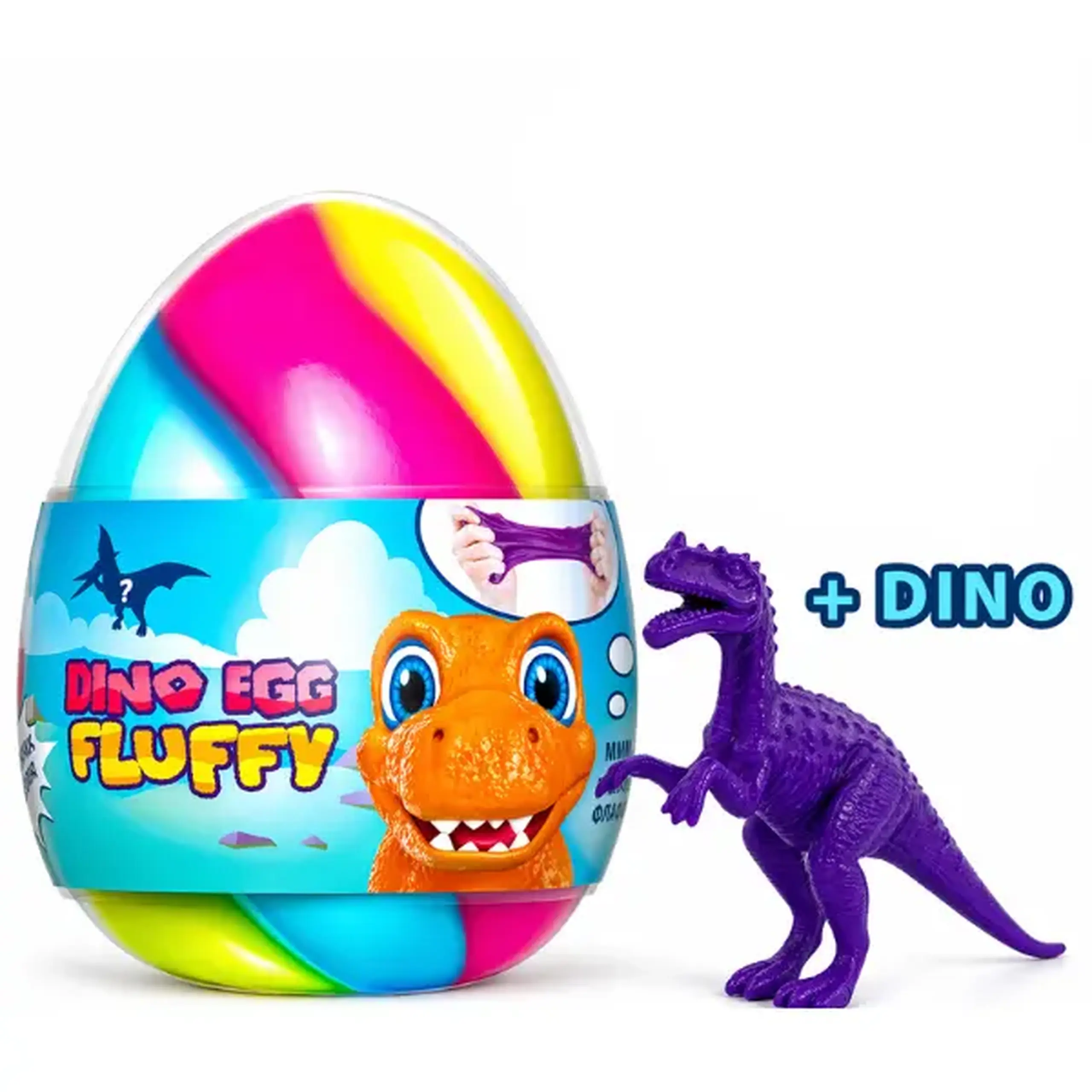 Jucărie antistres "Slime Aerat: Dinozauri" în ass.