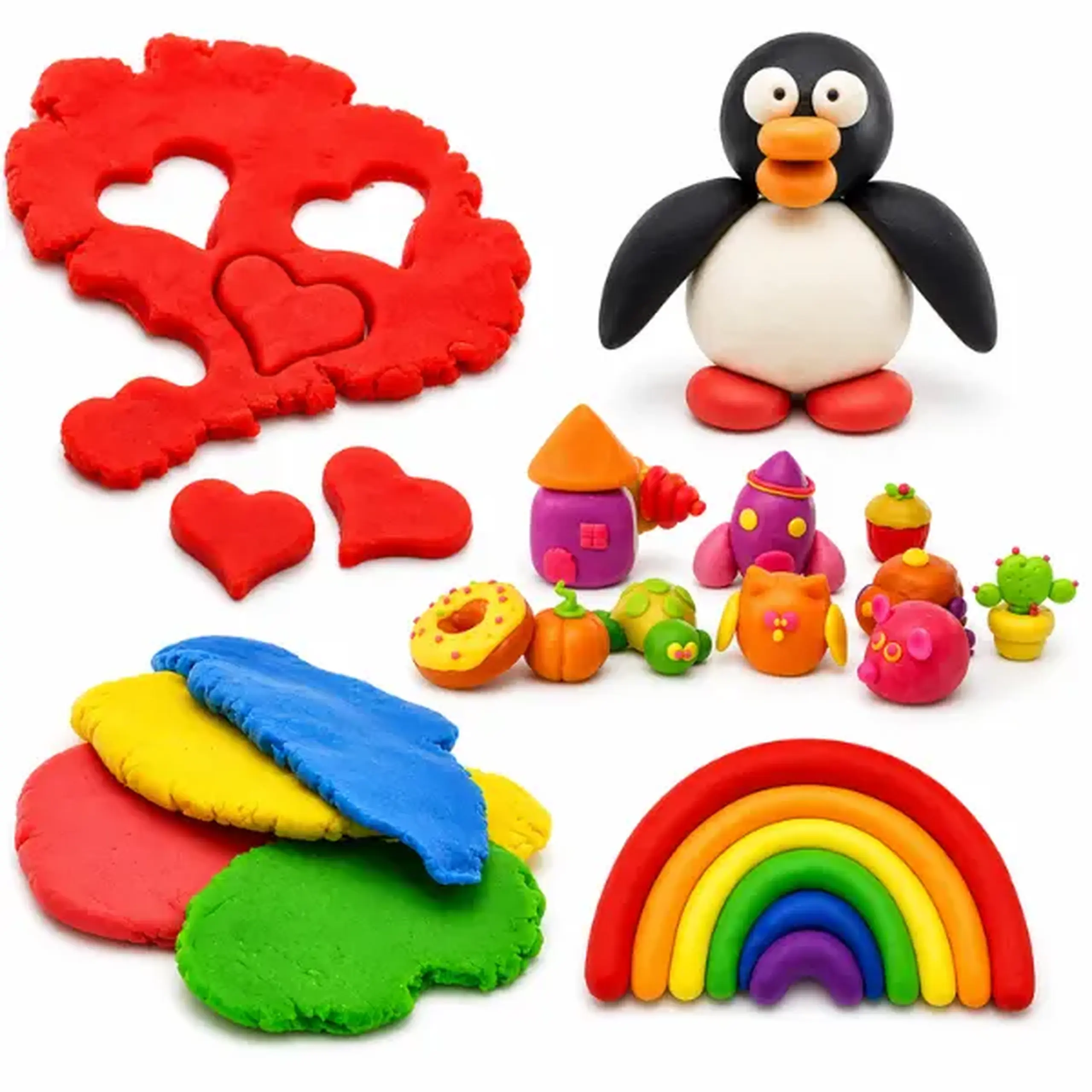 Set de plastilină aerată Air Clay „Compania Monștrilor”, 15 culori х 4 g.