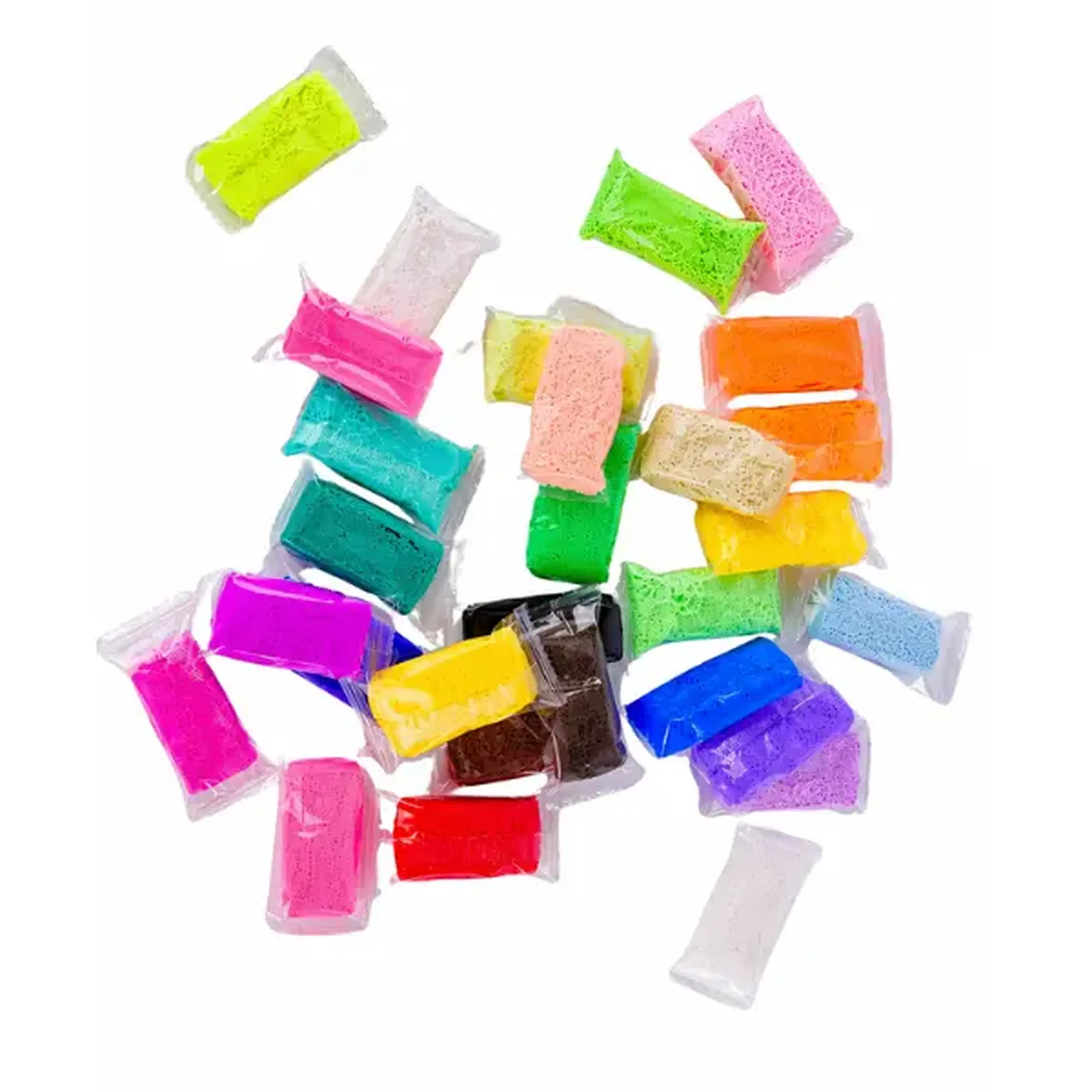 Plastilină aerată Air Clay „Extratereștri”, 30 culori x 6 g.