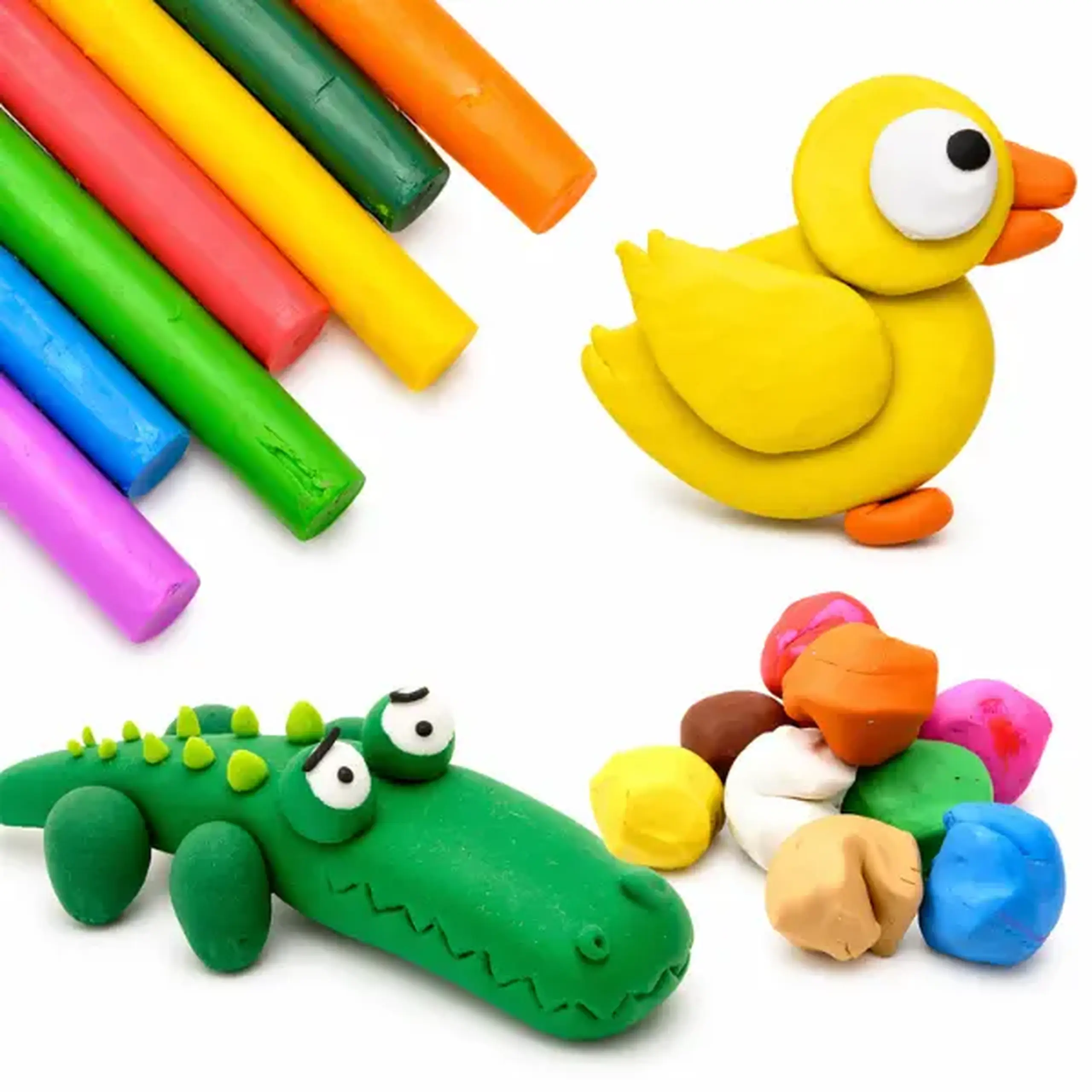 Plastilină aerată Air Clay „Extratereștri”, 30 culori x 6 g.